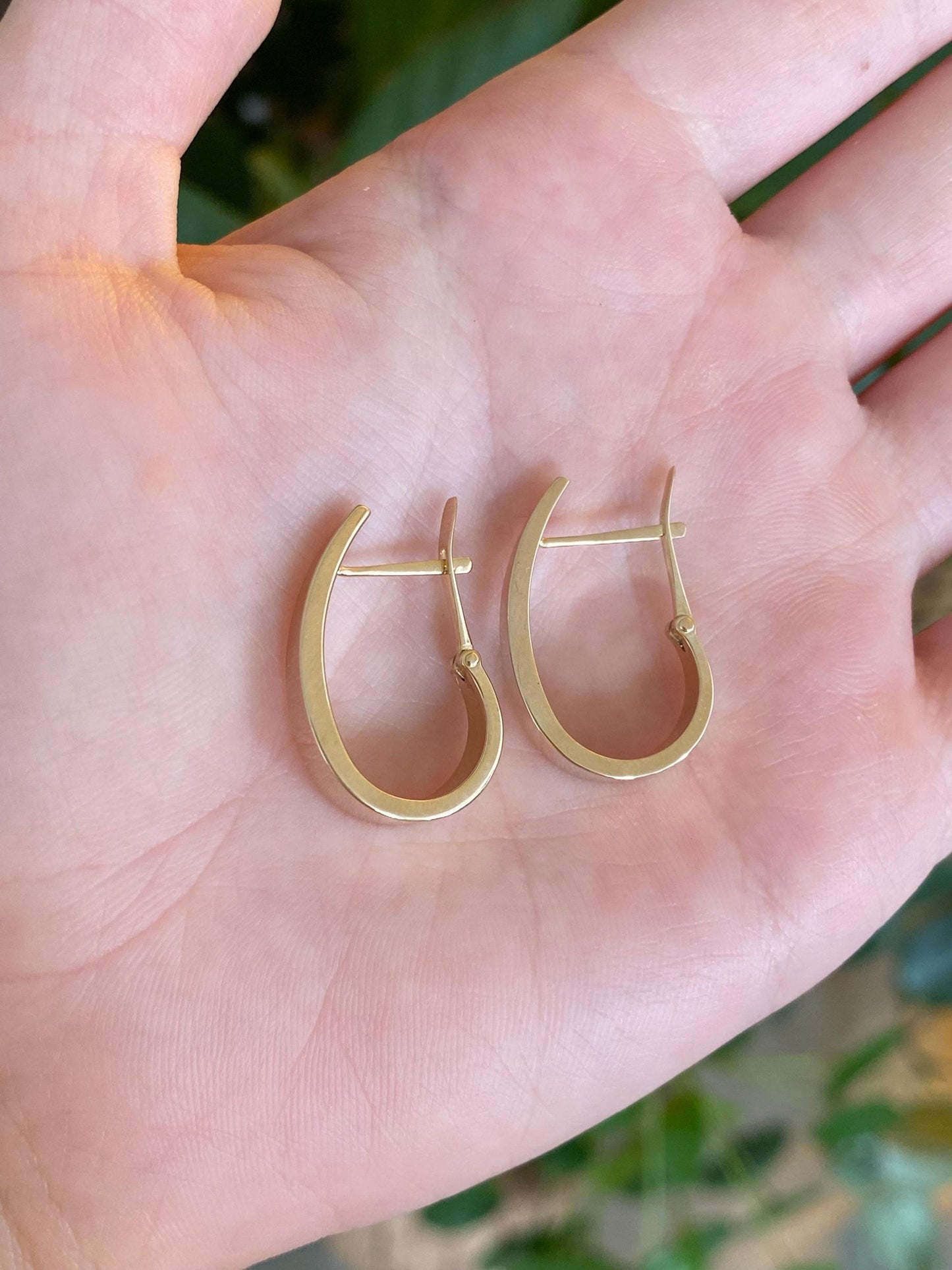 Vintage 14k Yellow Gold Drop Earrings