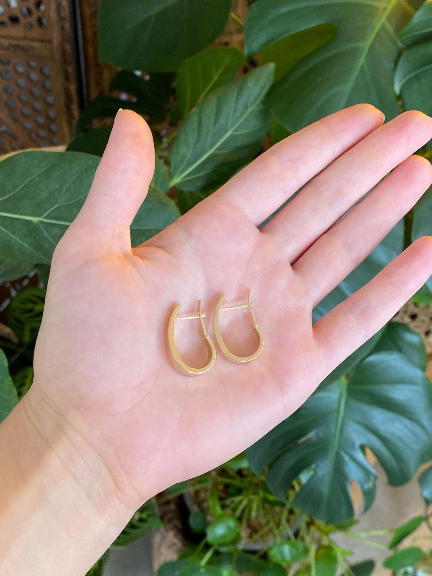 Vintage 14k Yellow Gold Drop Earrings