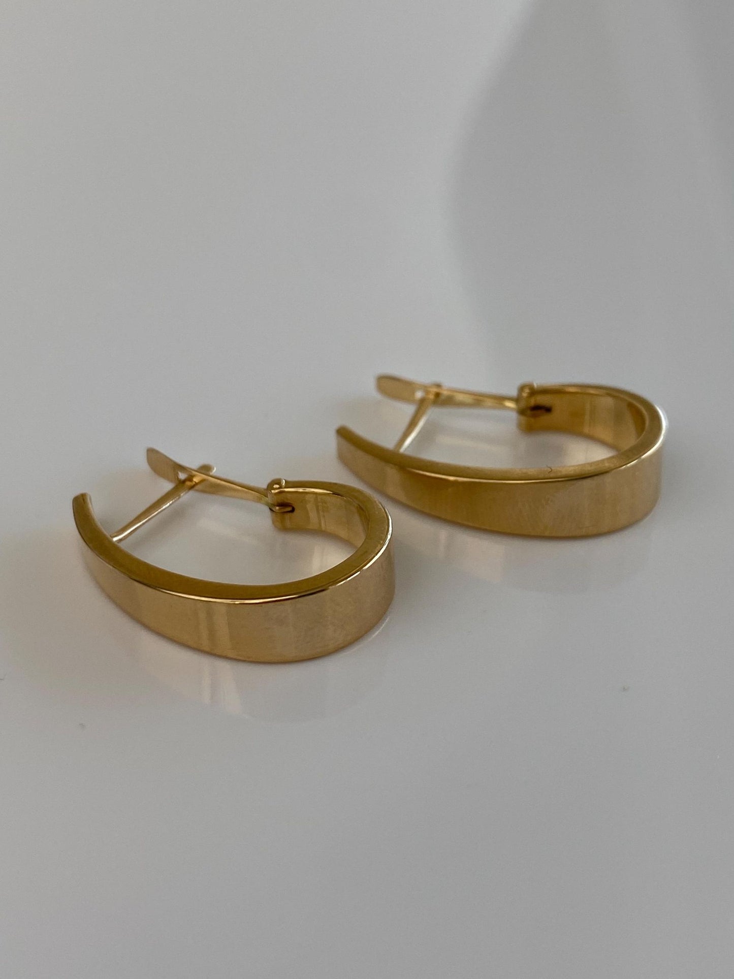 Vintage 14k Yellow Gold Drop Earrings