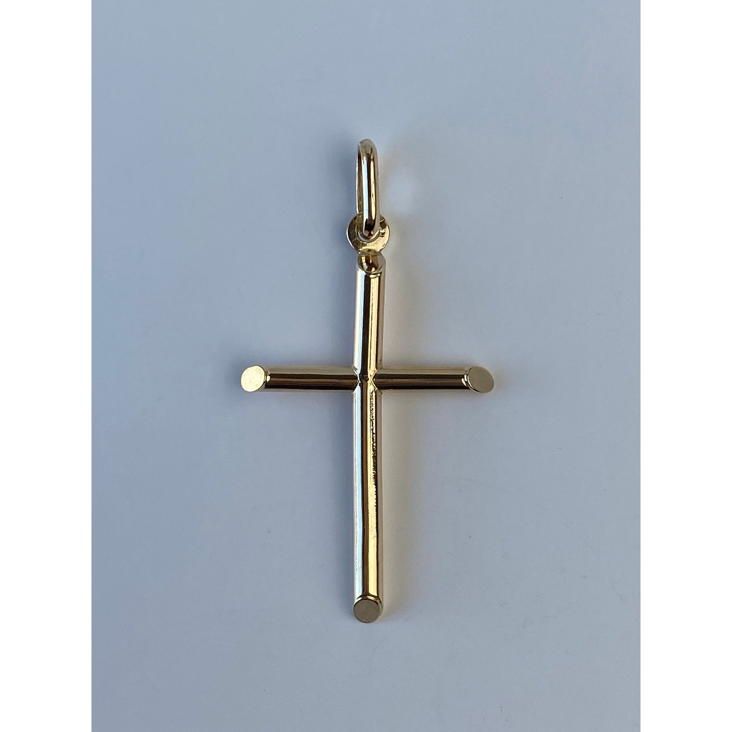 Vintage 14k Yellow Gold Cross Charm