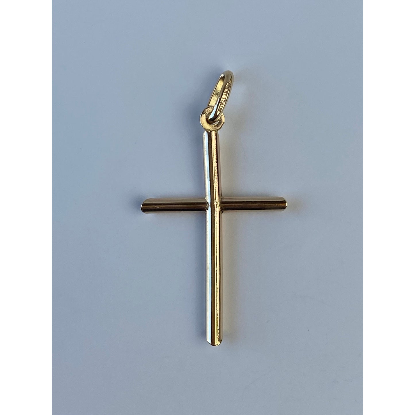 Vintage 14k Yellow Gold Cross Charm