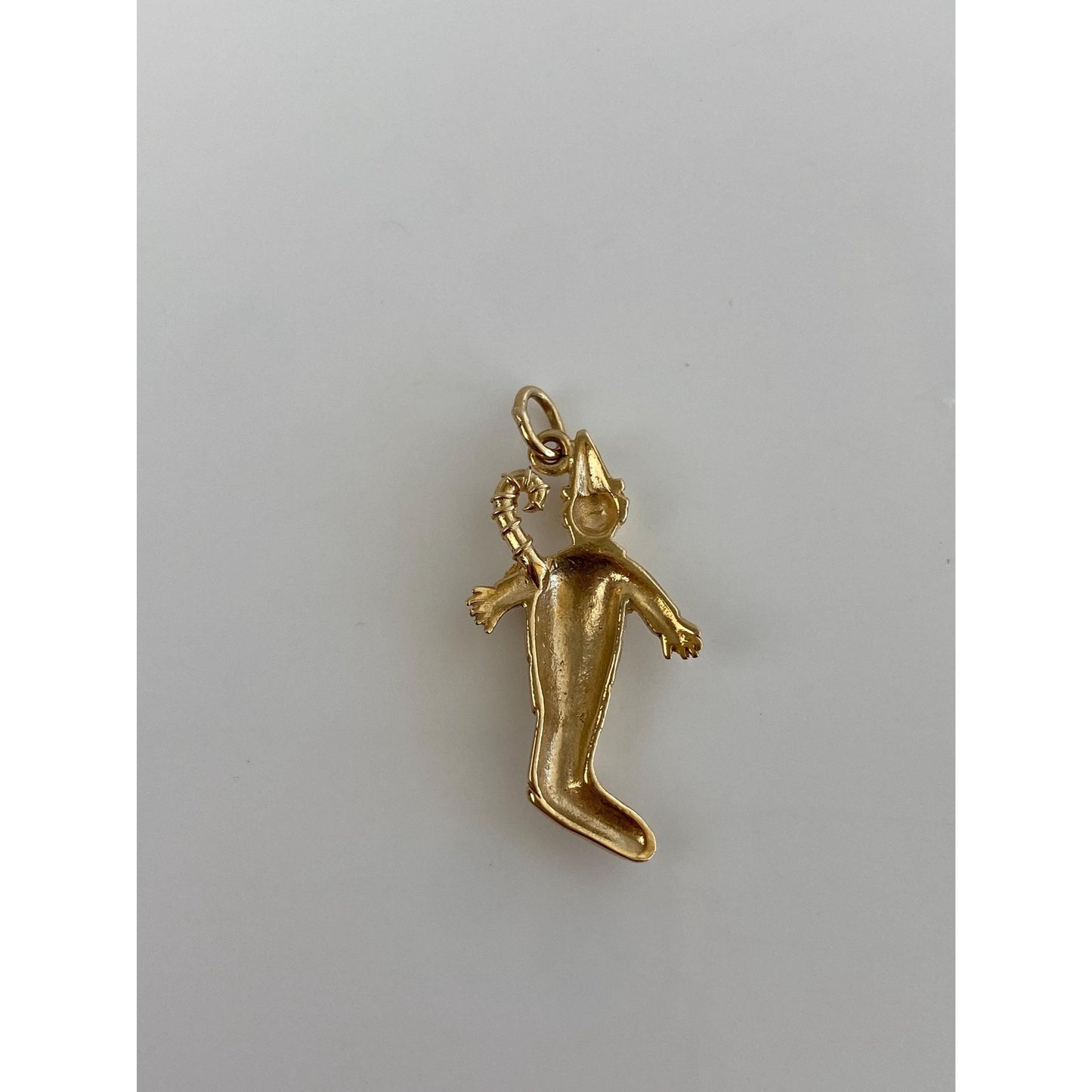 Vintage Solid 14k Yellow Gold Christmas Stocking Charm