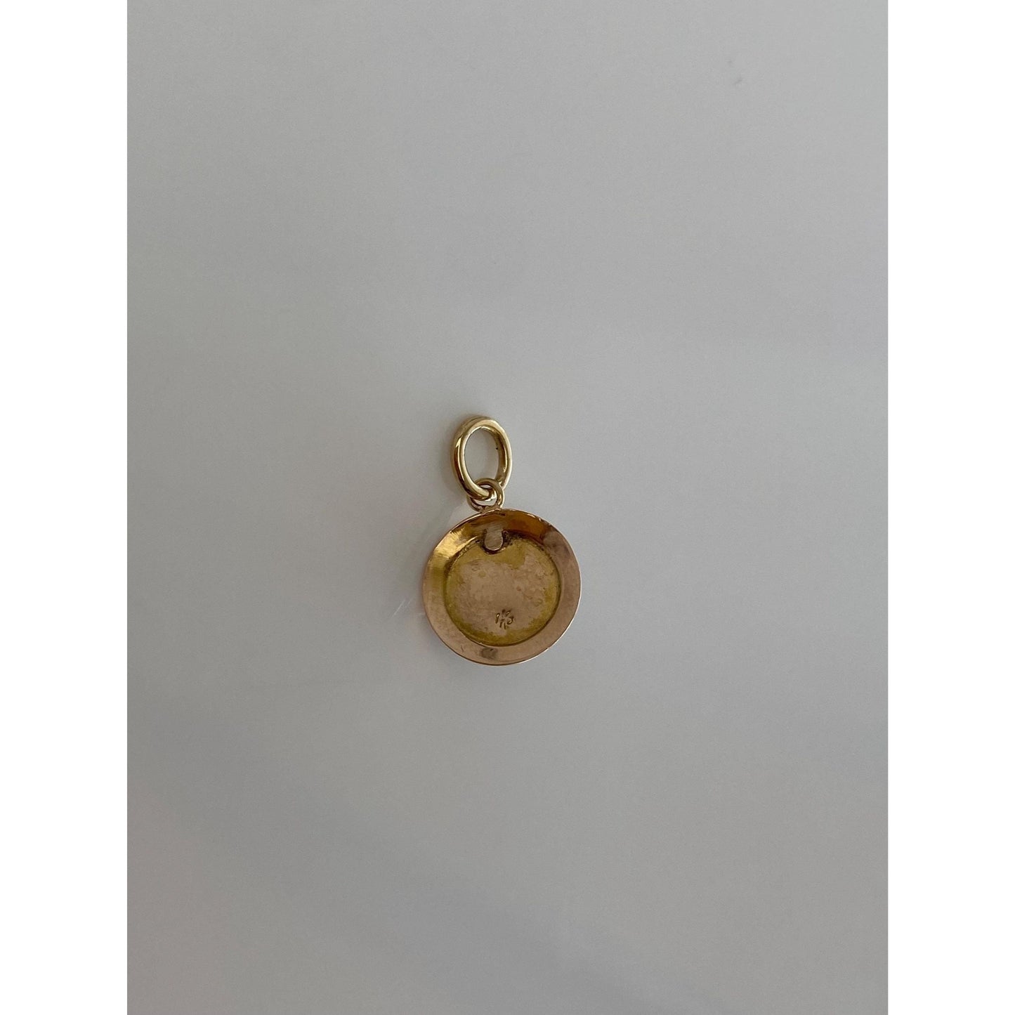 Vintage Solid 14k Yellow Gold Agate Stick Pin Conversion Charm