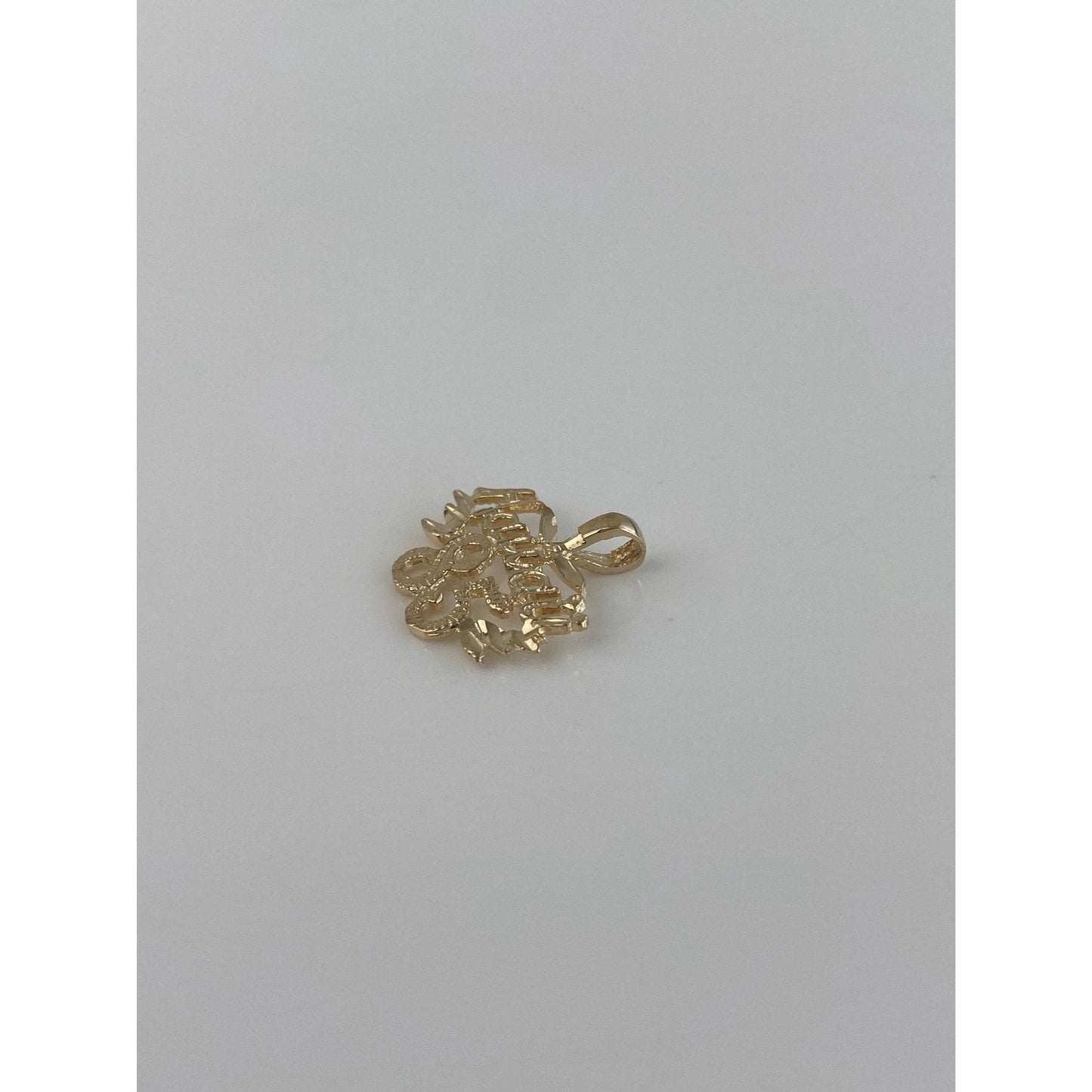 Vintage Solid 14k Yellow Gold Hawaii 85 Charm