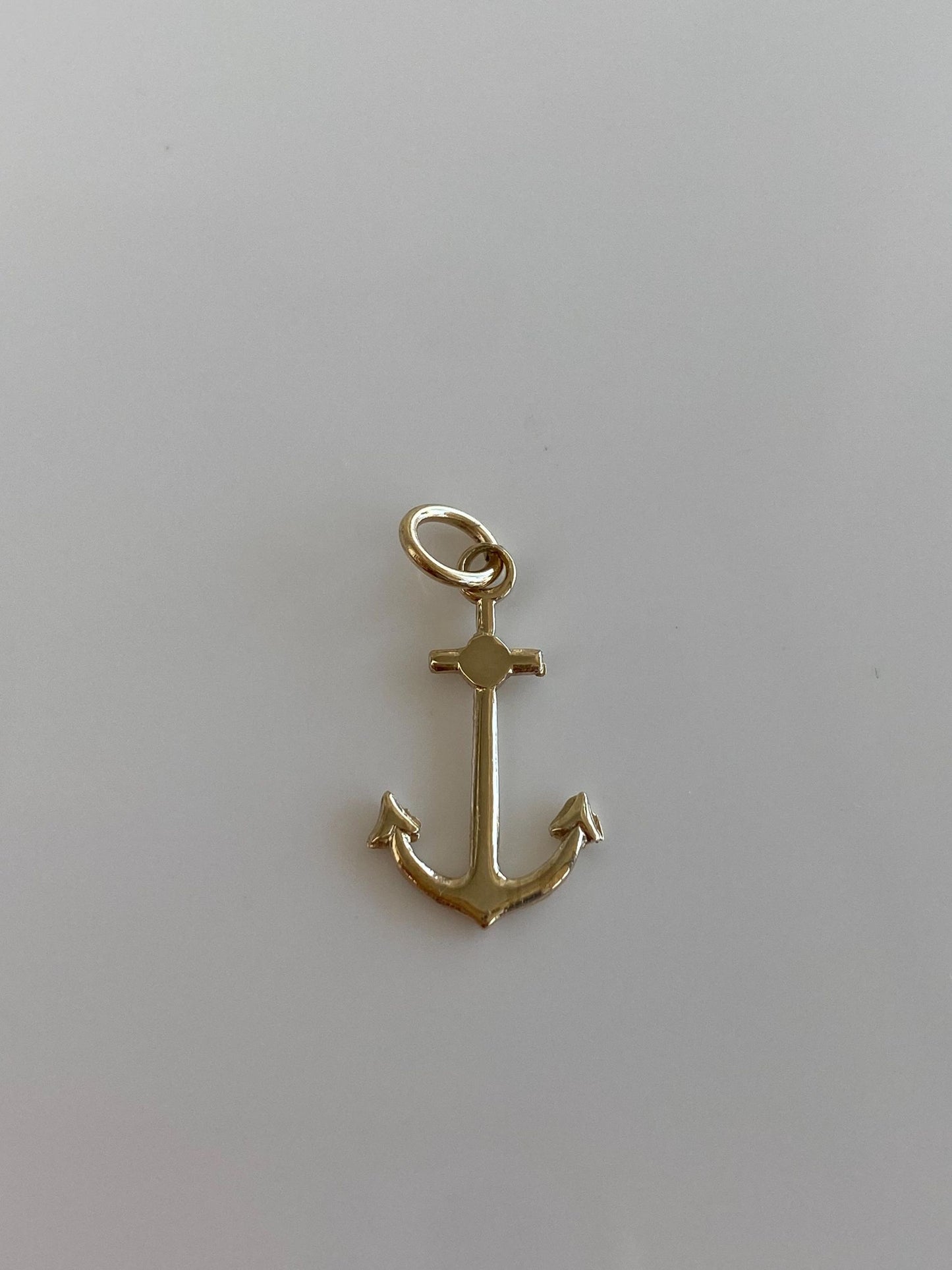 Vintage 14k Yellow Gold Anchor Charm