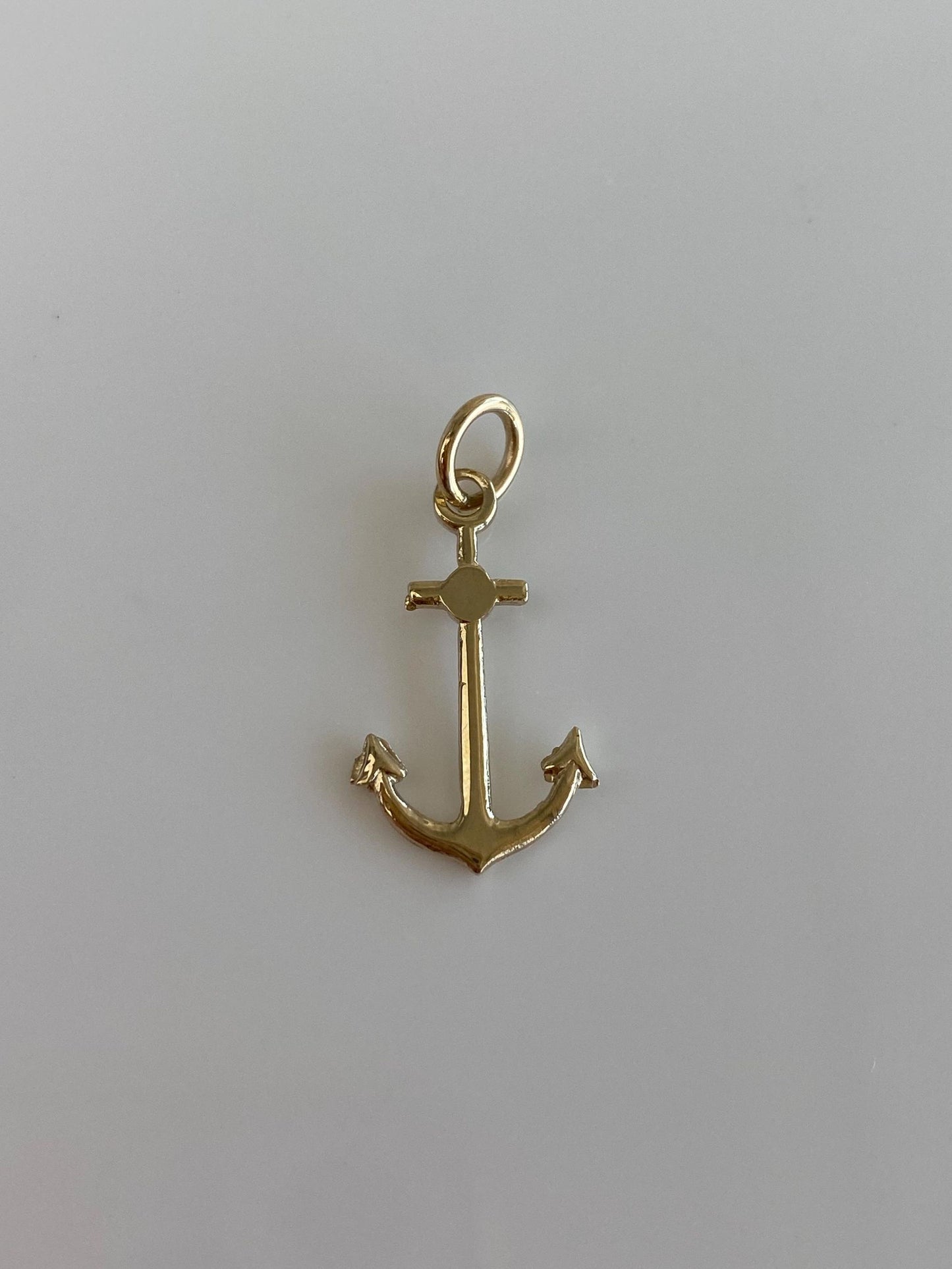 Vintage 14k Yellow Gold Anchor Charm
