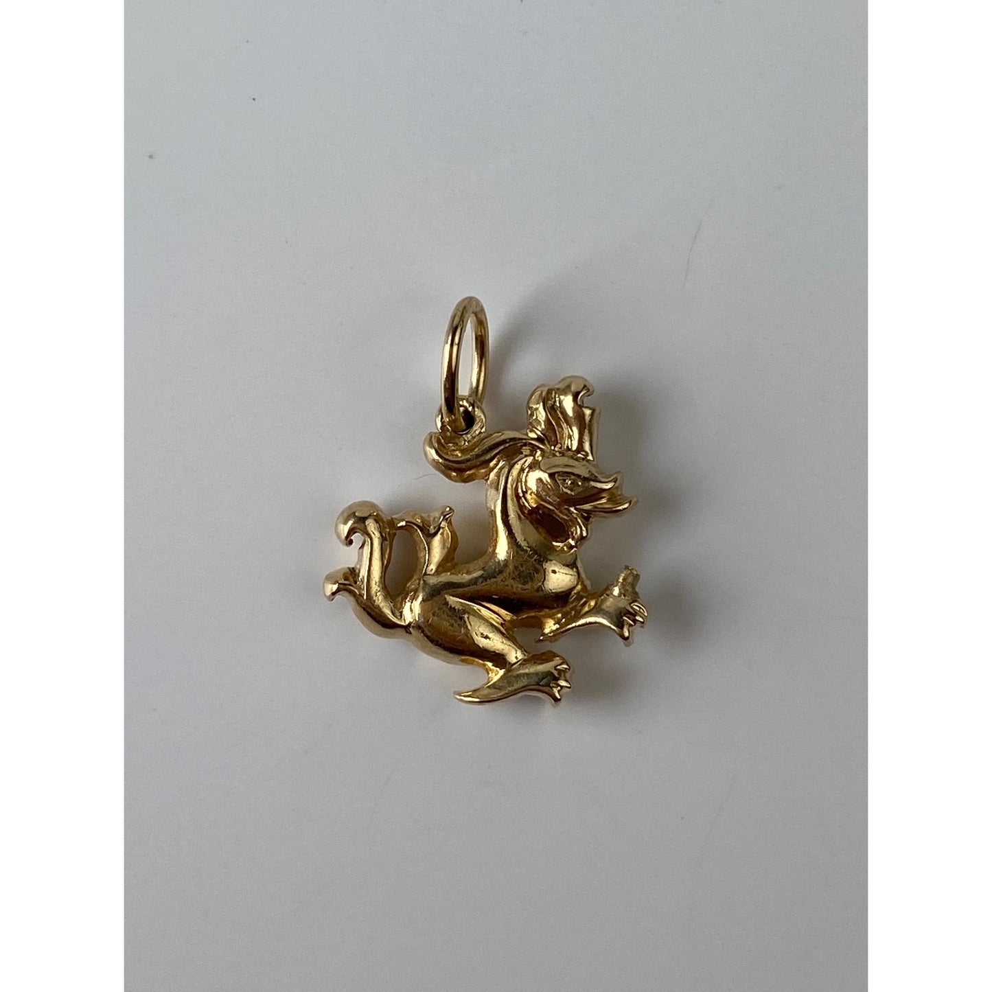 Vintage Solid 14k Yellow Gold Animal Charm
