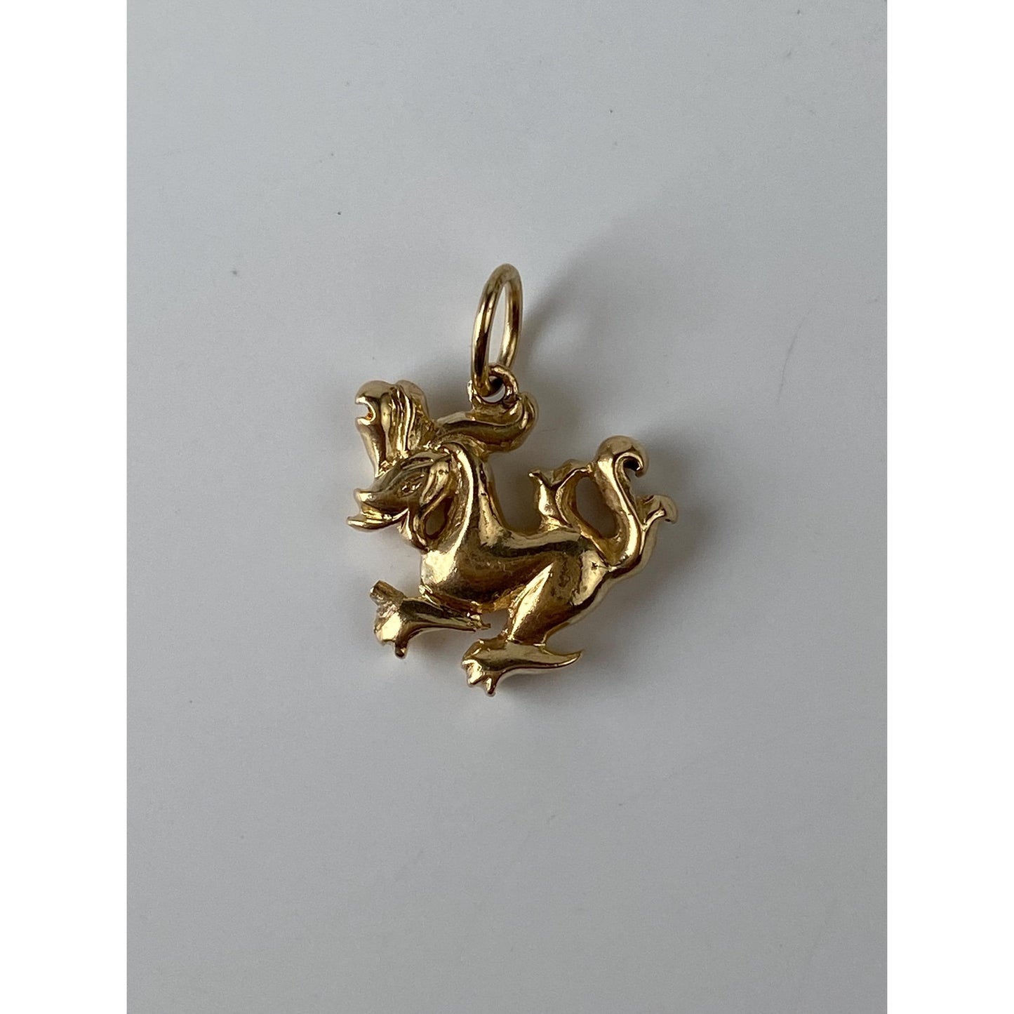 Vintage Solid 14k Yellow Gold Animal Charm