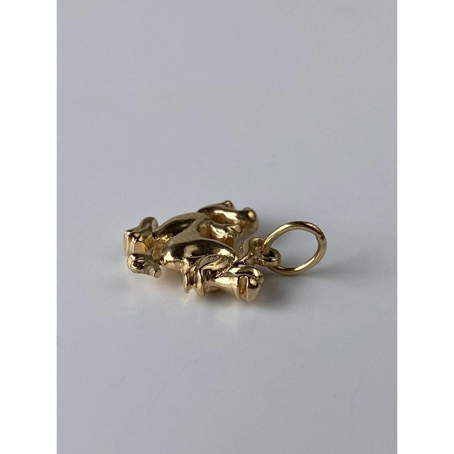 Vintage Solid 14k Yellow Gold Animal Charm
