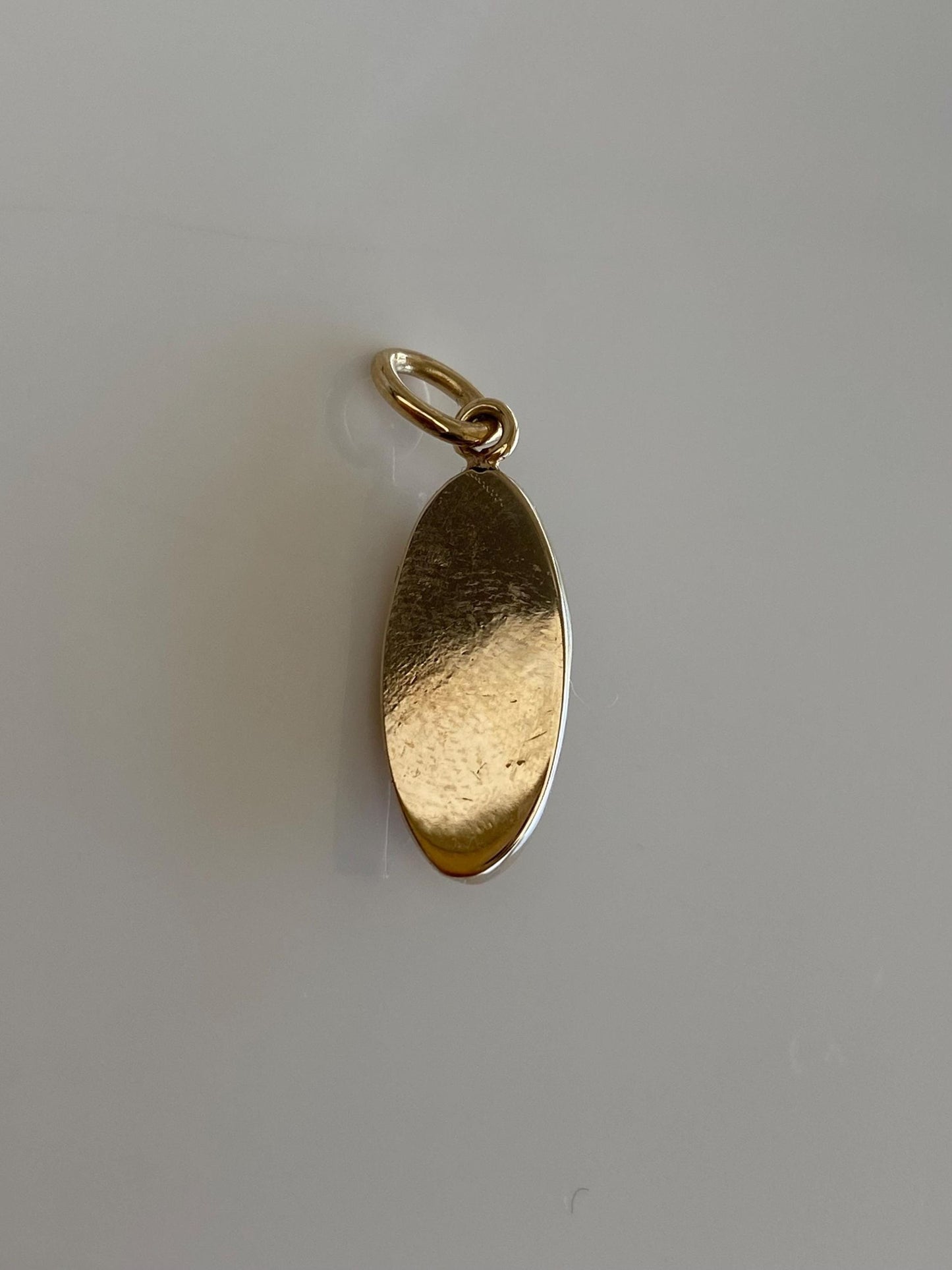 Vintage Solid 14k Yellow Gold Tigers Eye Charm