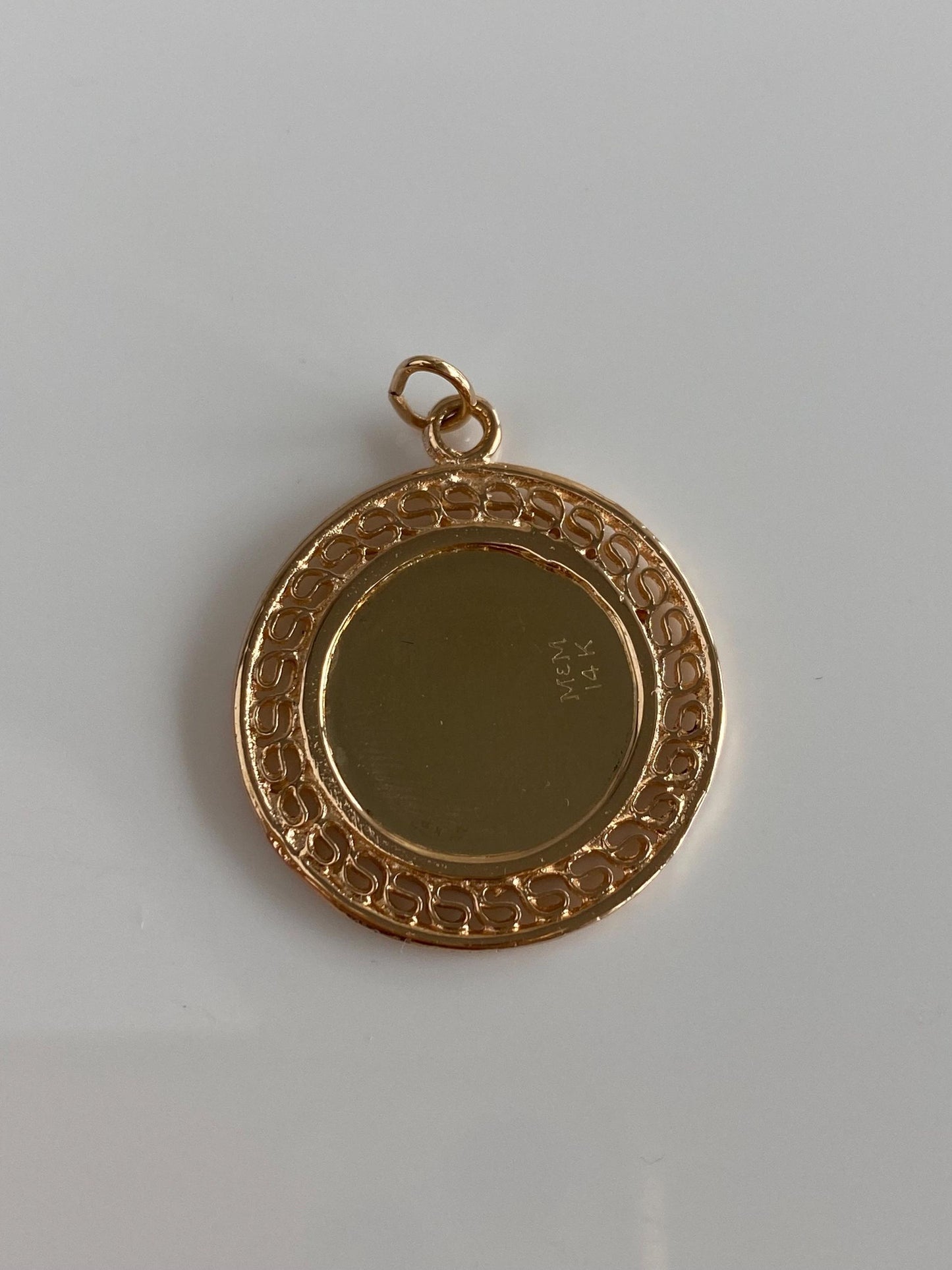 Vintage Solid 14k Yellow Gold Aries Charm