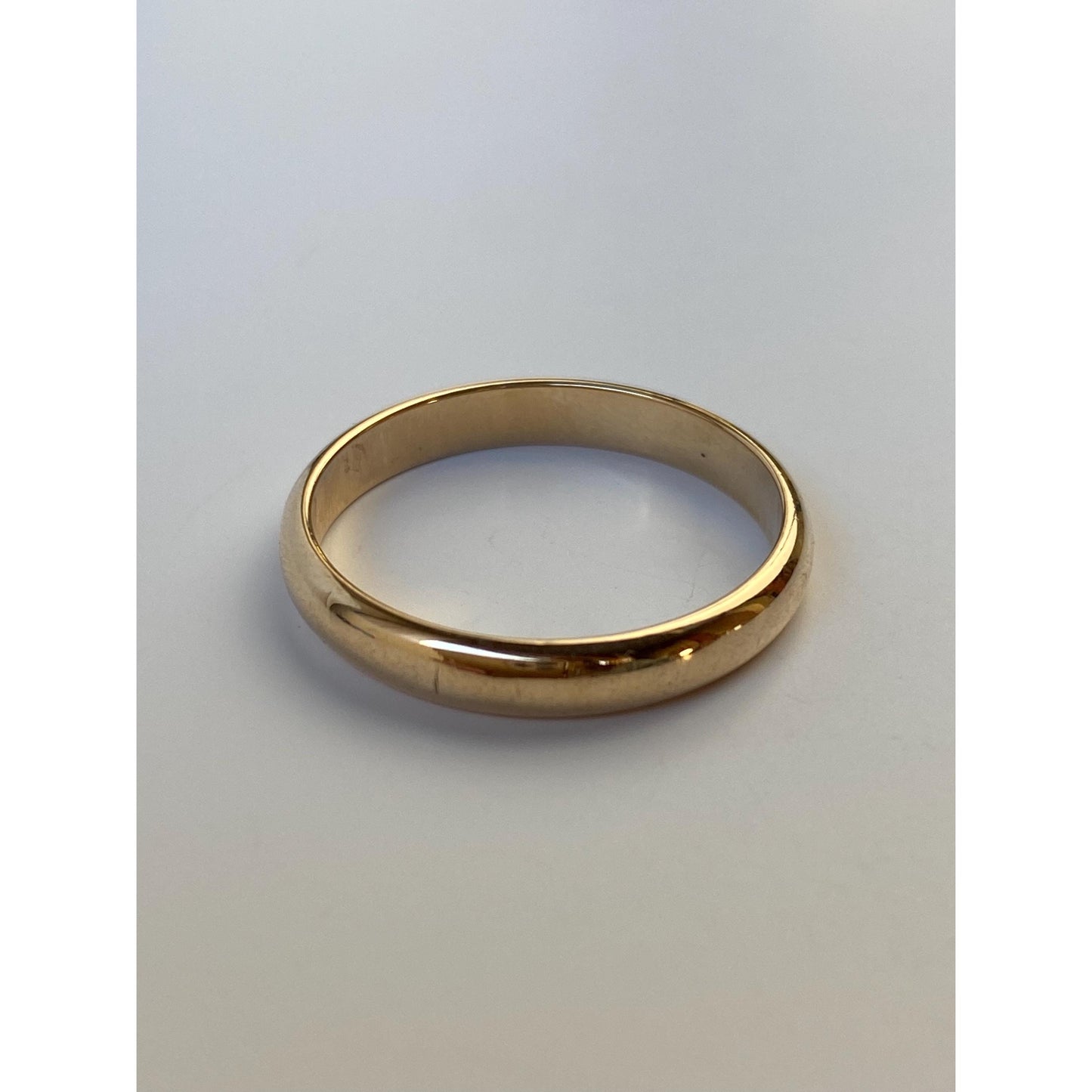 Vintage Solid 14k Yellow Gold Ring Band - Size 9