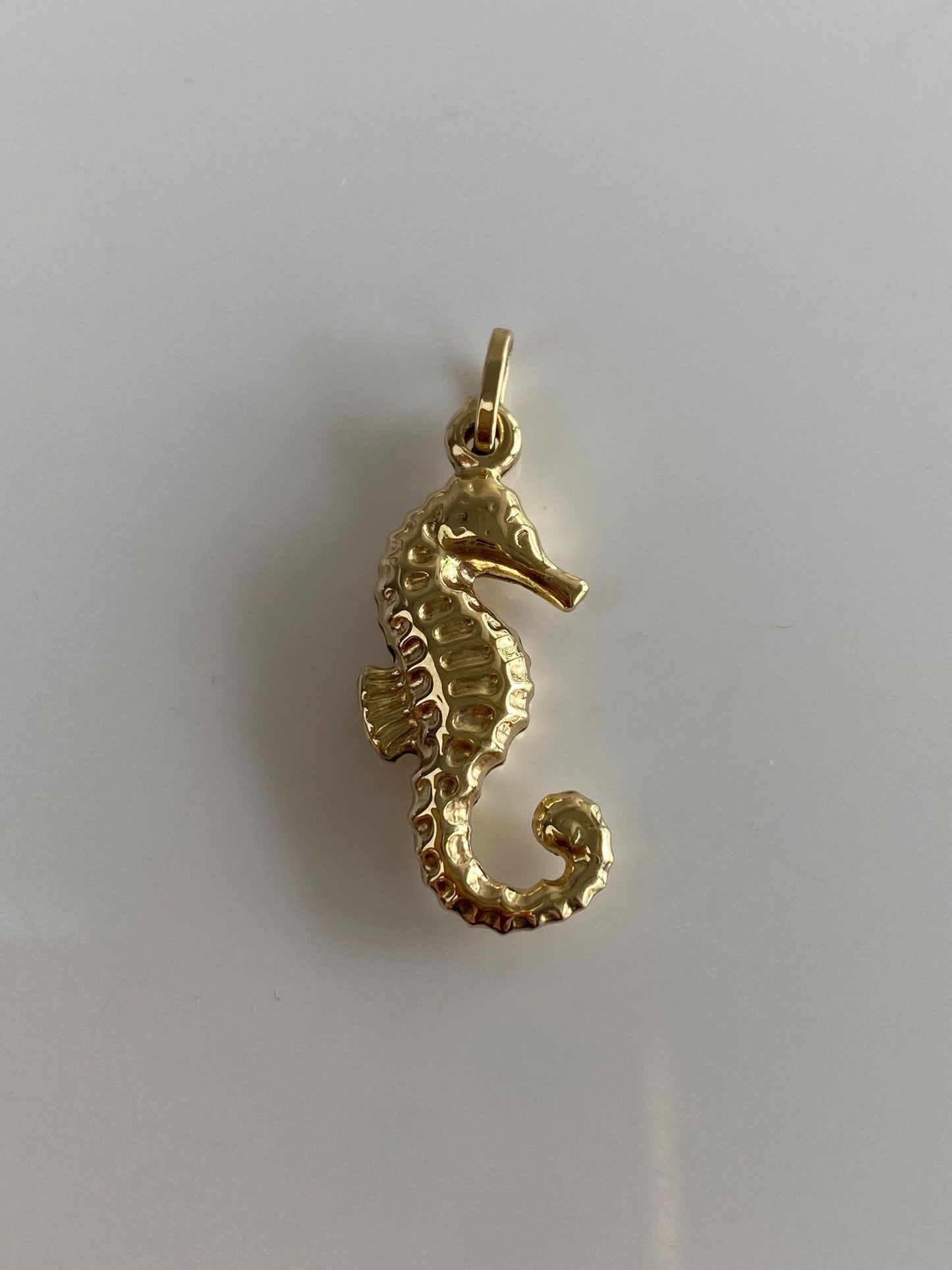 Vintage 14k Yellow Gold Seahorse Charm