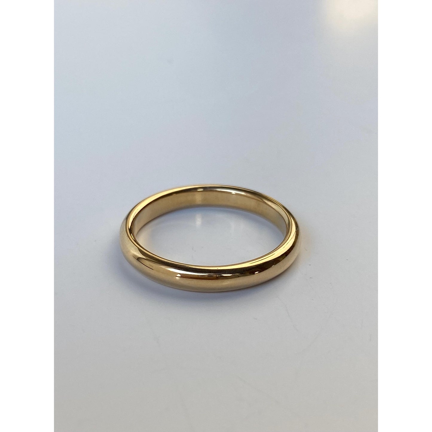 Vintage Solid 18k Yellow Gold Ring Band - Size 6.75