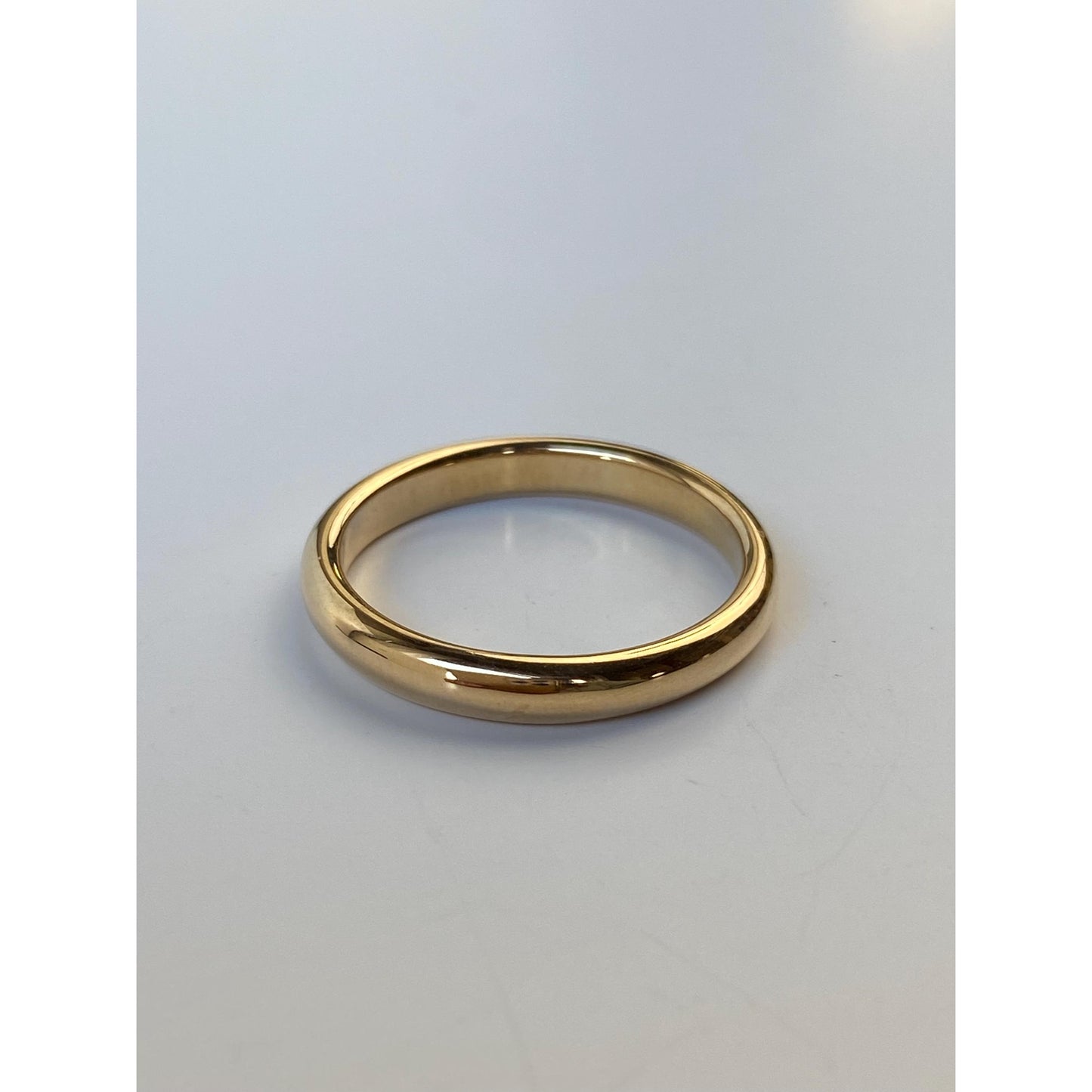 Vintage Solid 18k Yellow Gold Ring Band - Size 6.75