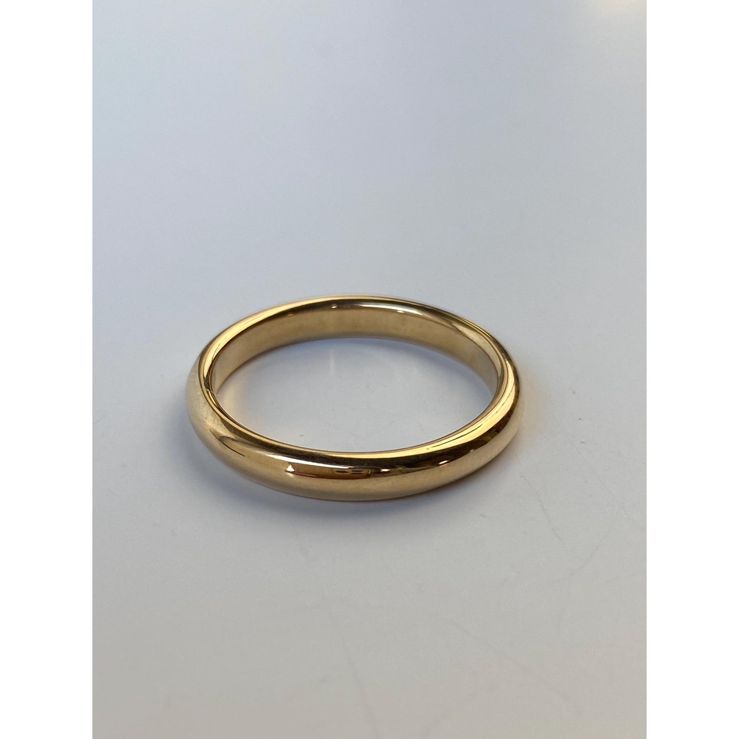 Vintage Solid 18k Yellow Gold Ring Band - Size 6.75