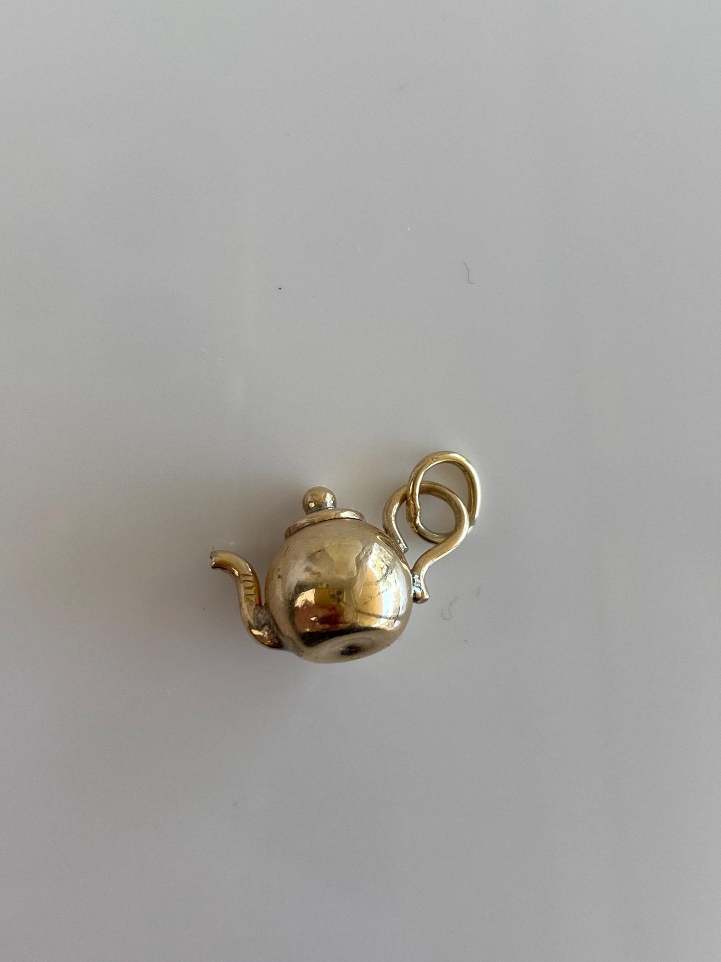 Vintage 10k Yellow Gold Teapot Charm
