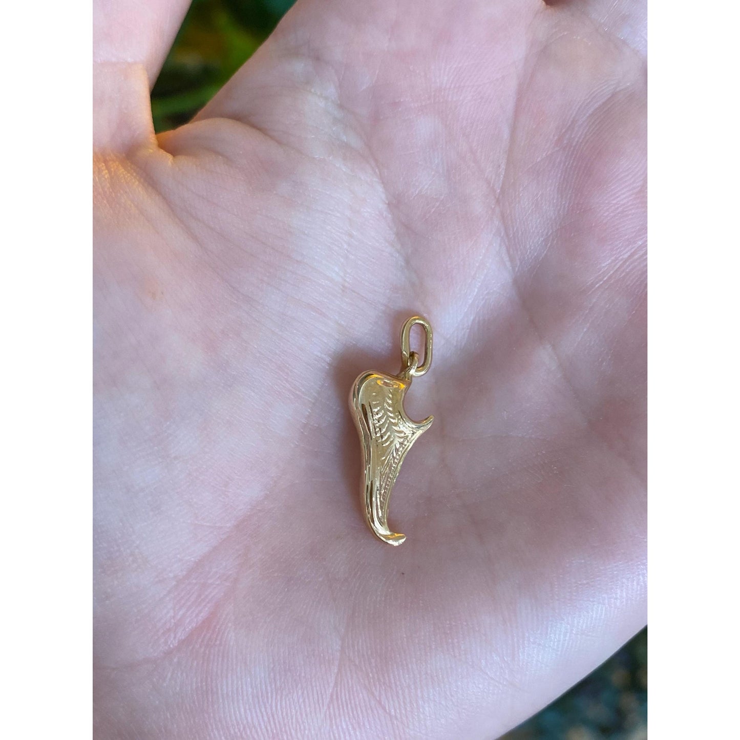 Vintage Solid 18k Yellow Gold Slipper Shoe Charm