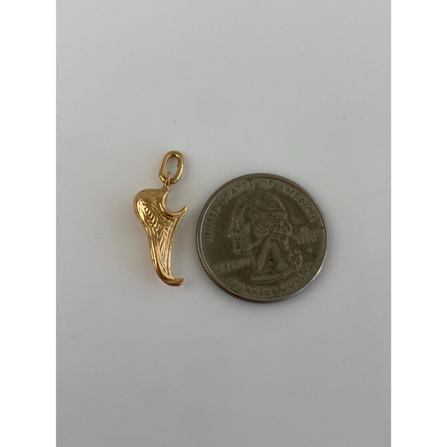 Vintage Solid 18k Yellow Gold Slipper Shoe Charm