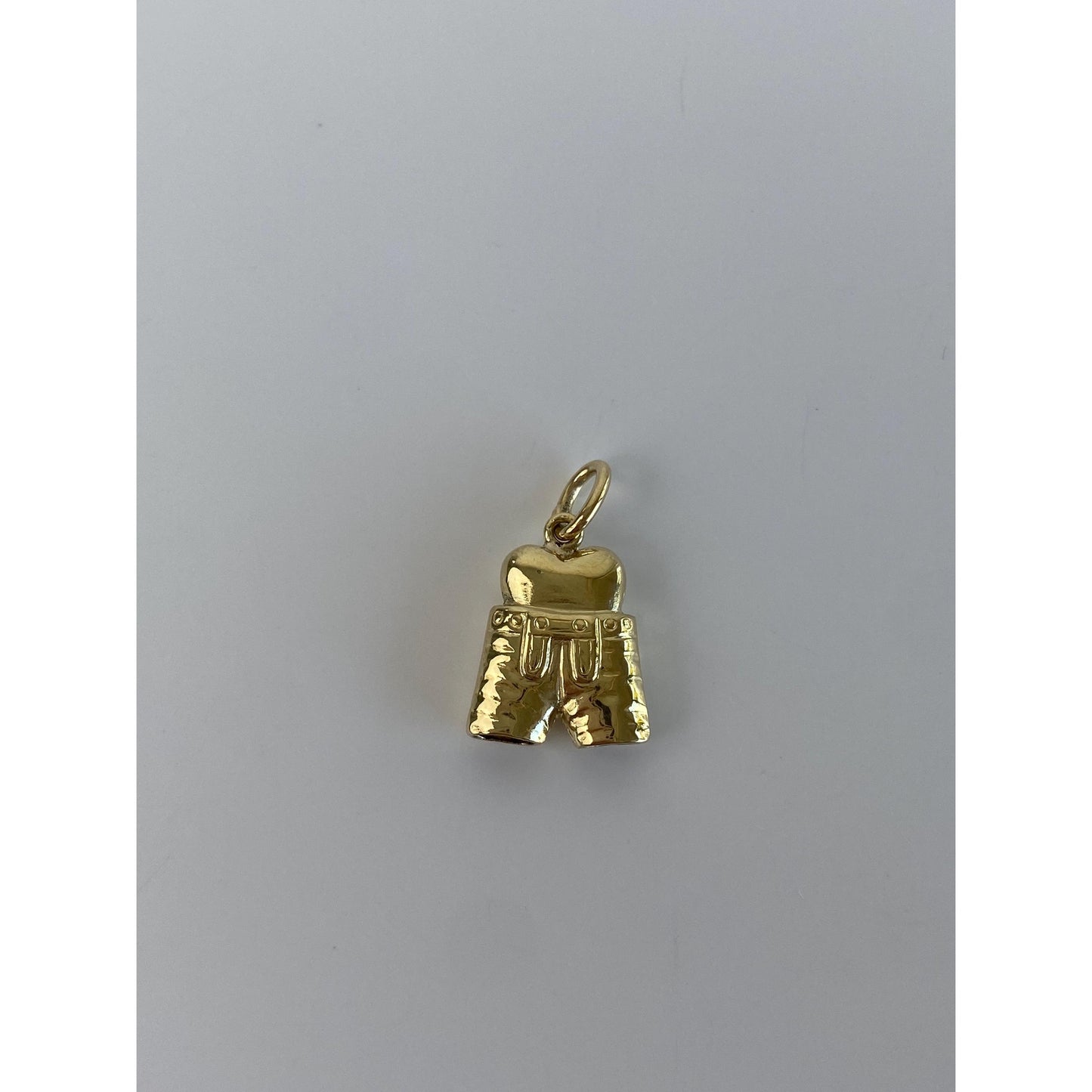 Vintage 14k Yellow Gold German Lederhosen Charm