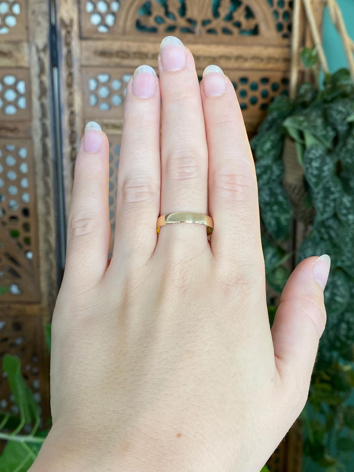 Vintage Solid 14k Yellow Gold Ring Band - Size 11