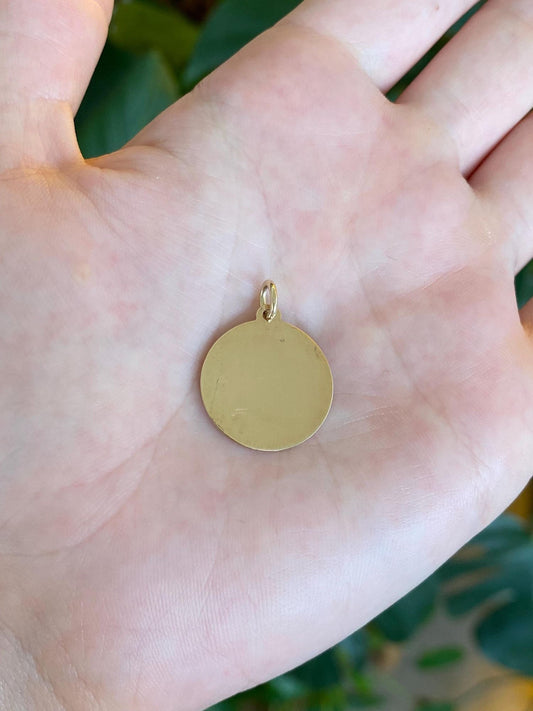 Vintage Solid 14k Yellow Gold Charm