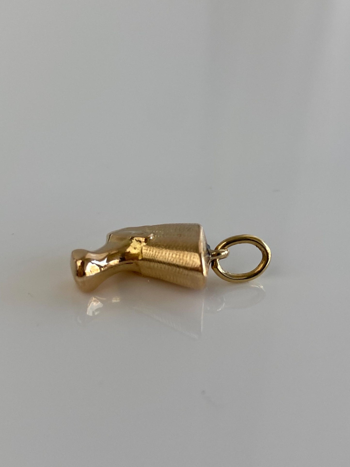 Vintage 18k Yellow Gold Nefretiti Charm