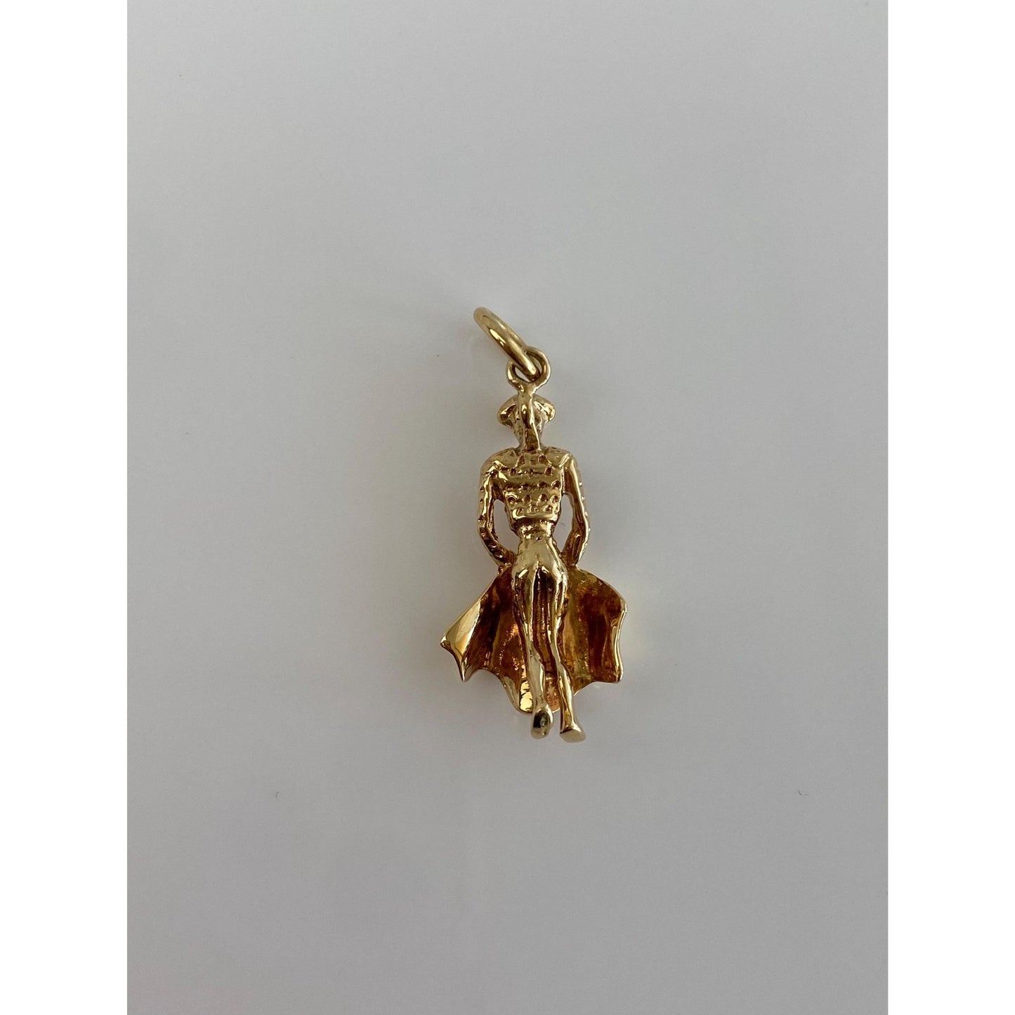 Vintage Solid 18k Yellow Gold Matador Charm