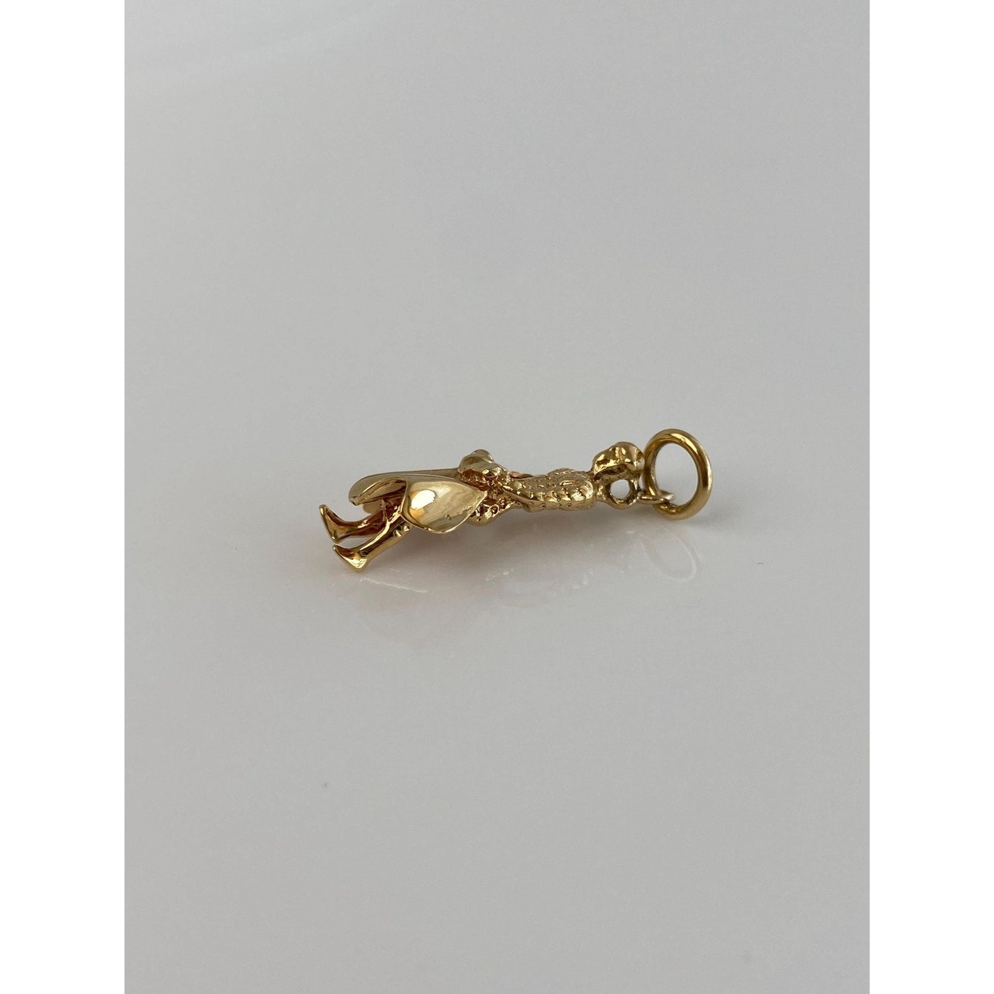 Vintage Solid 18k Yellow Gold Matador Charm
