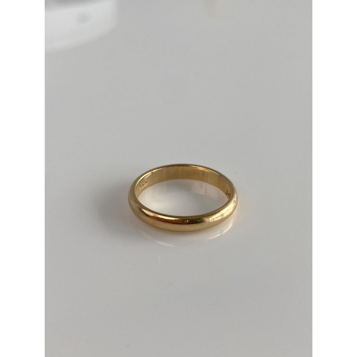 Vintage Solid 14k Yellow Gold Ring Band - Size 6