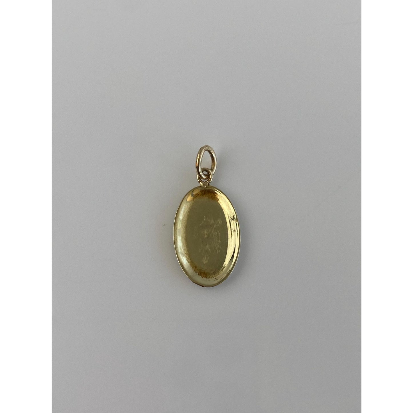 Vintage Solid 14k White & Yellow Gold Cufflink Conversion Charm