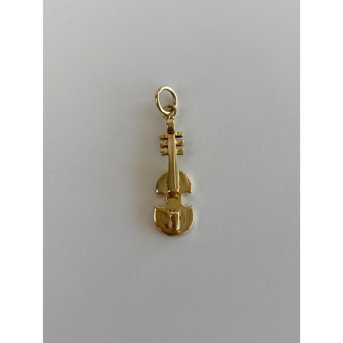 Vintage 14k Yellow Gold Guitar Charm