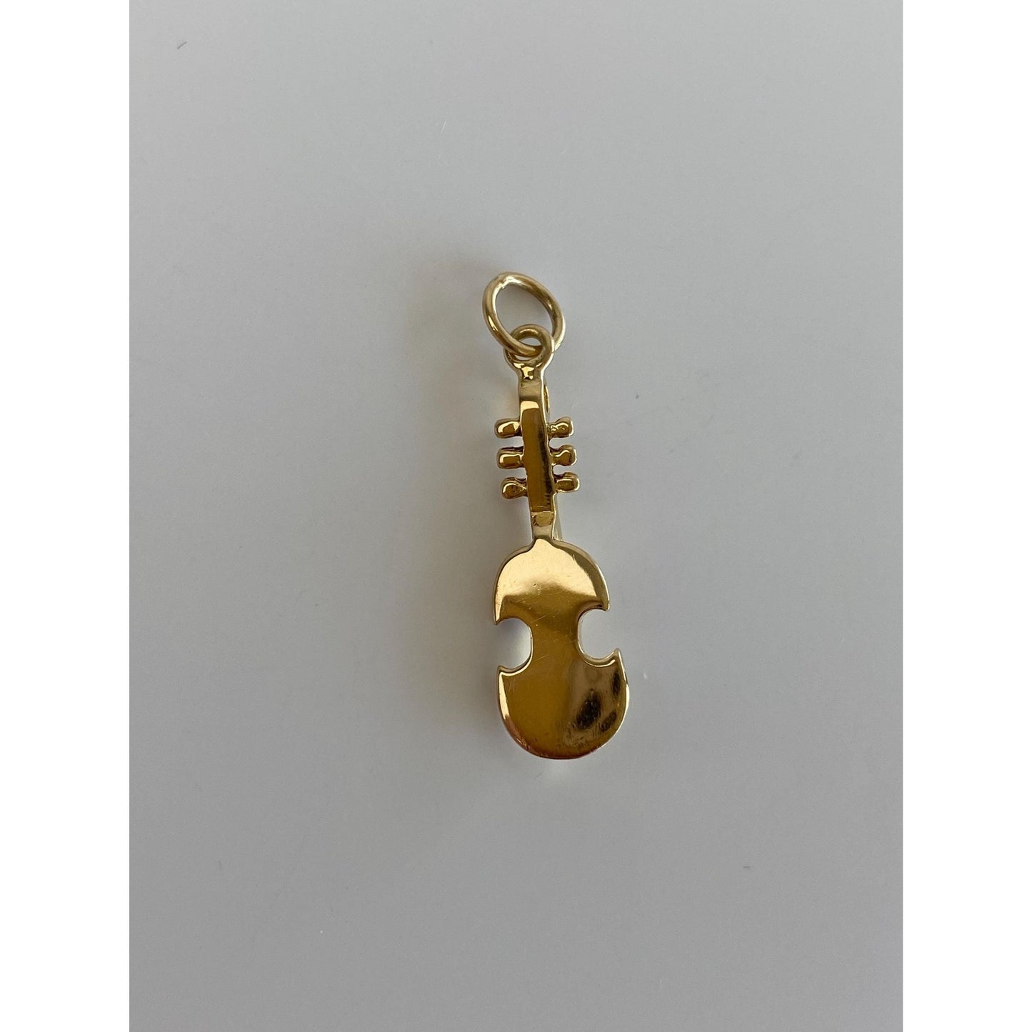Vintage 14k Yellow Gold Guitar Charm