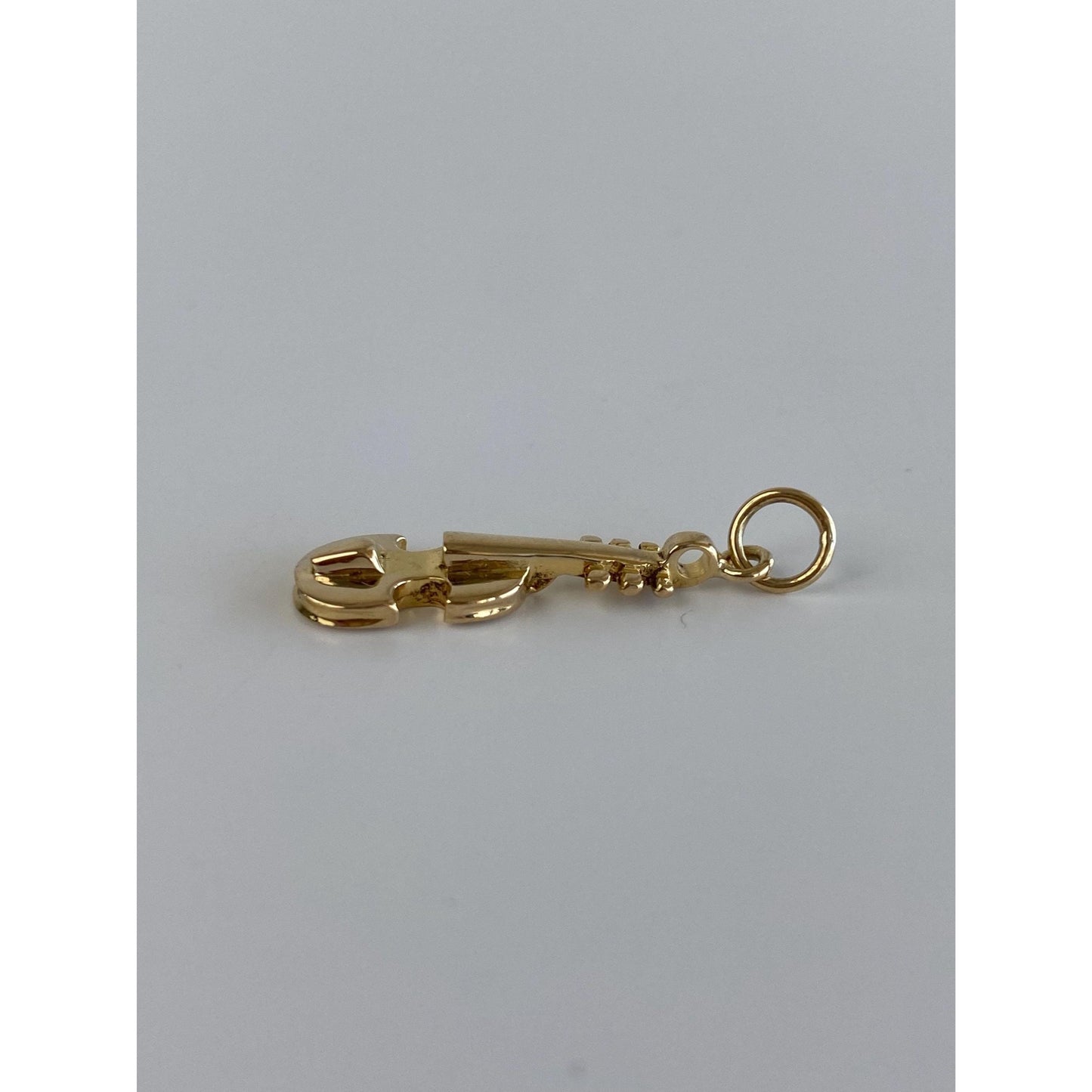 Vintage 14k Yellow Gold Guitar Charm
