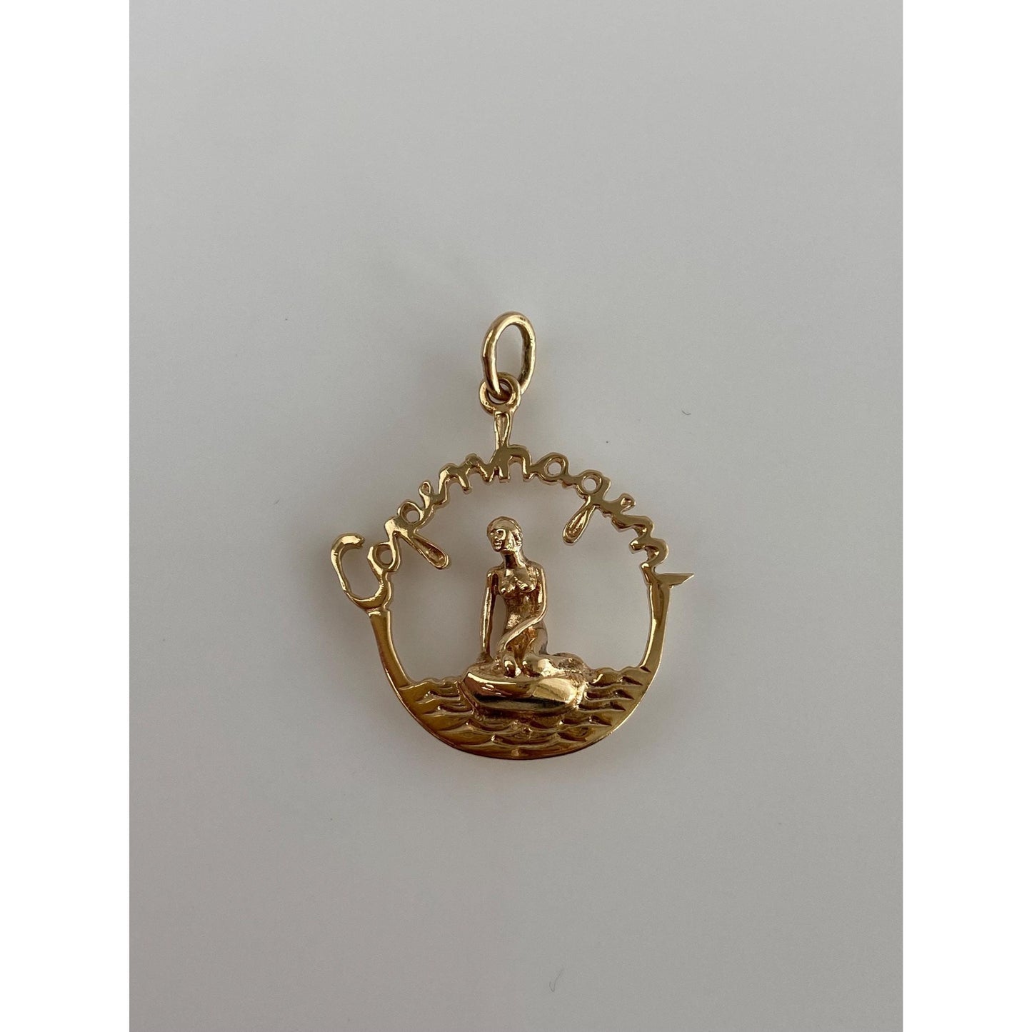 Vintage Solid 14k Yellow Gold Vacation Germany Copenhagen Charm