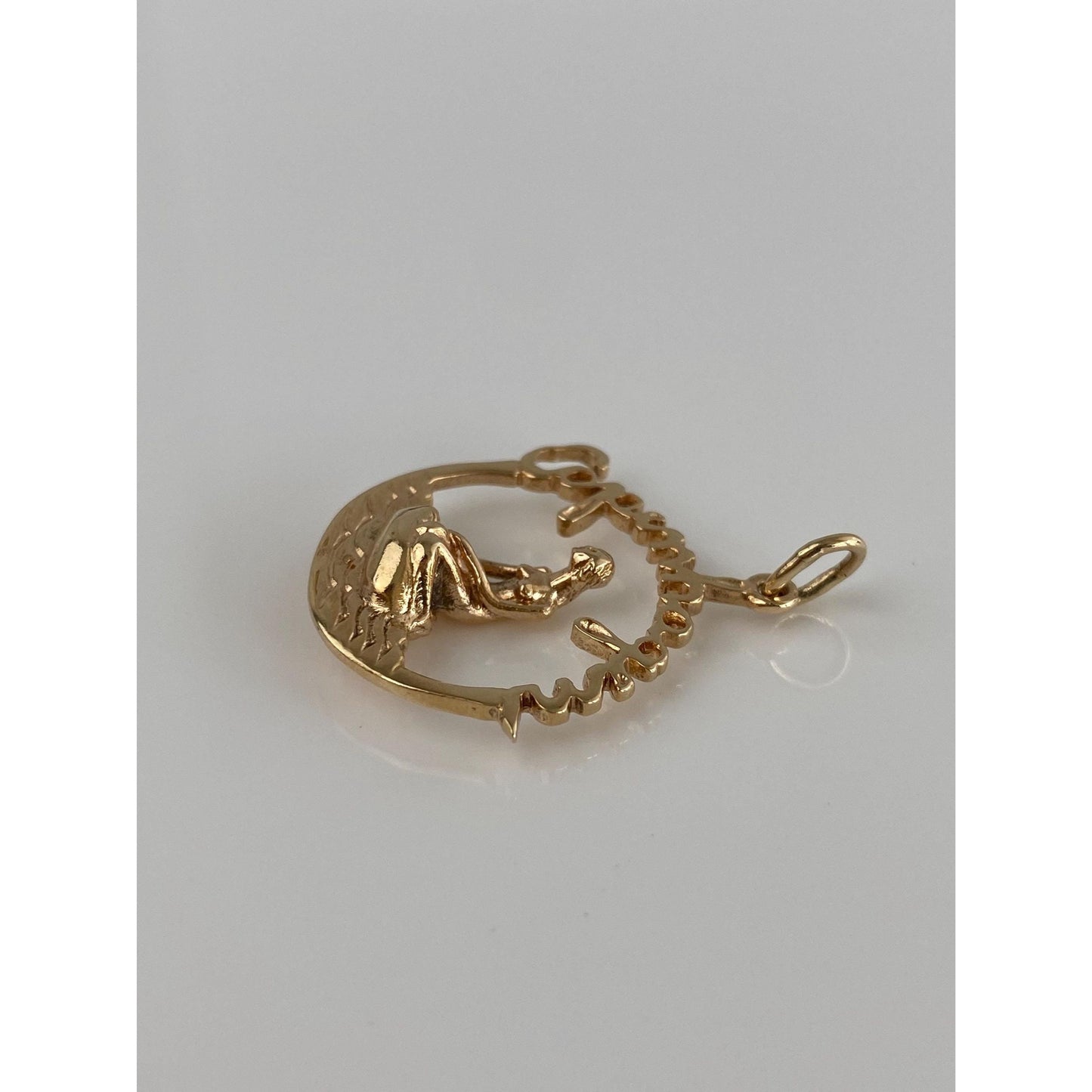 Vintage Solid 14k Yellow Gold Vacation Germany Copenhagen Charm