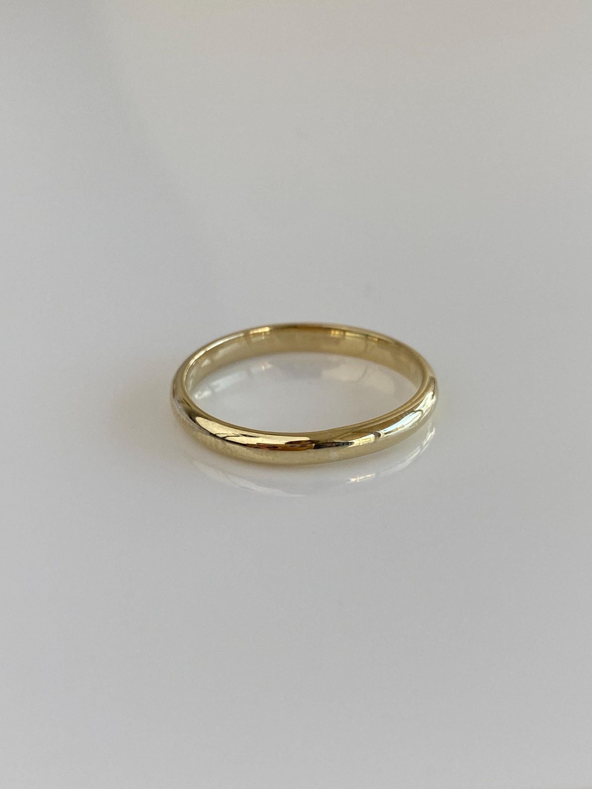 Vintage 10k Yellow Gold Ring Band - Size 8.75