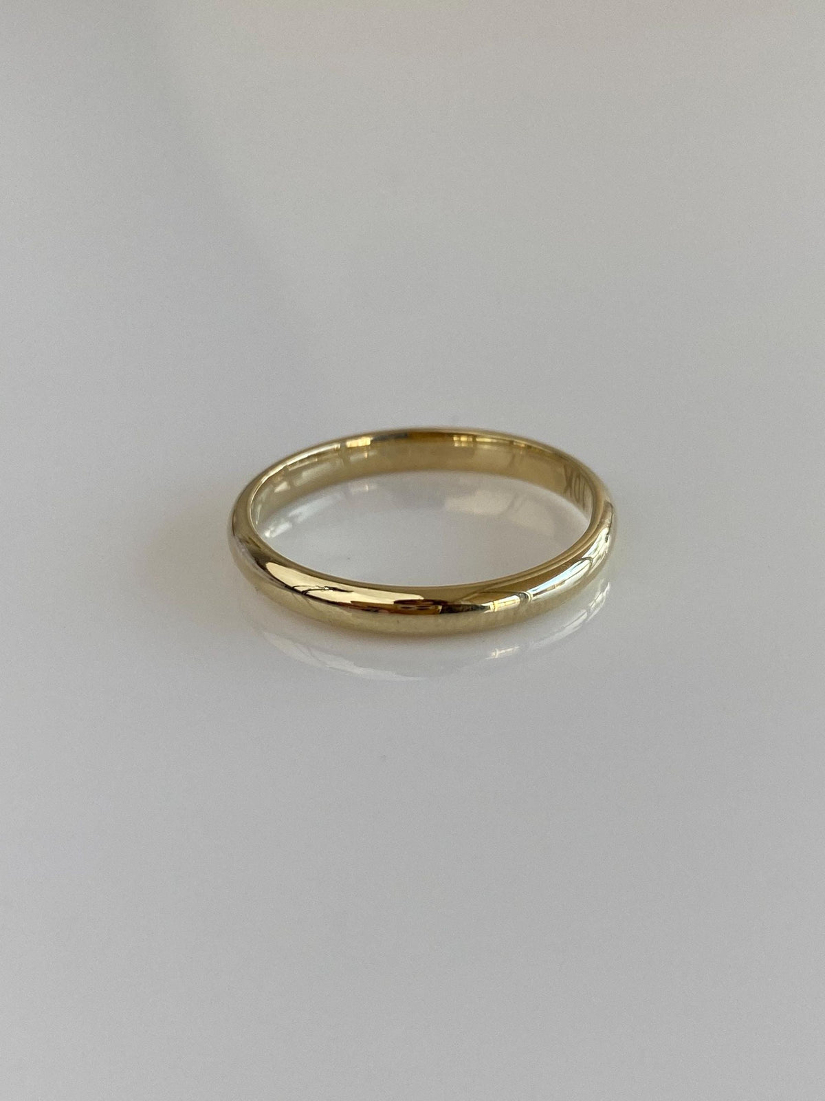 Vintage 10k Yellow Gold Ring Band - Size 8.75