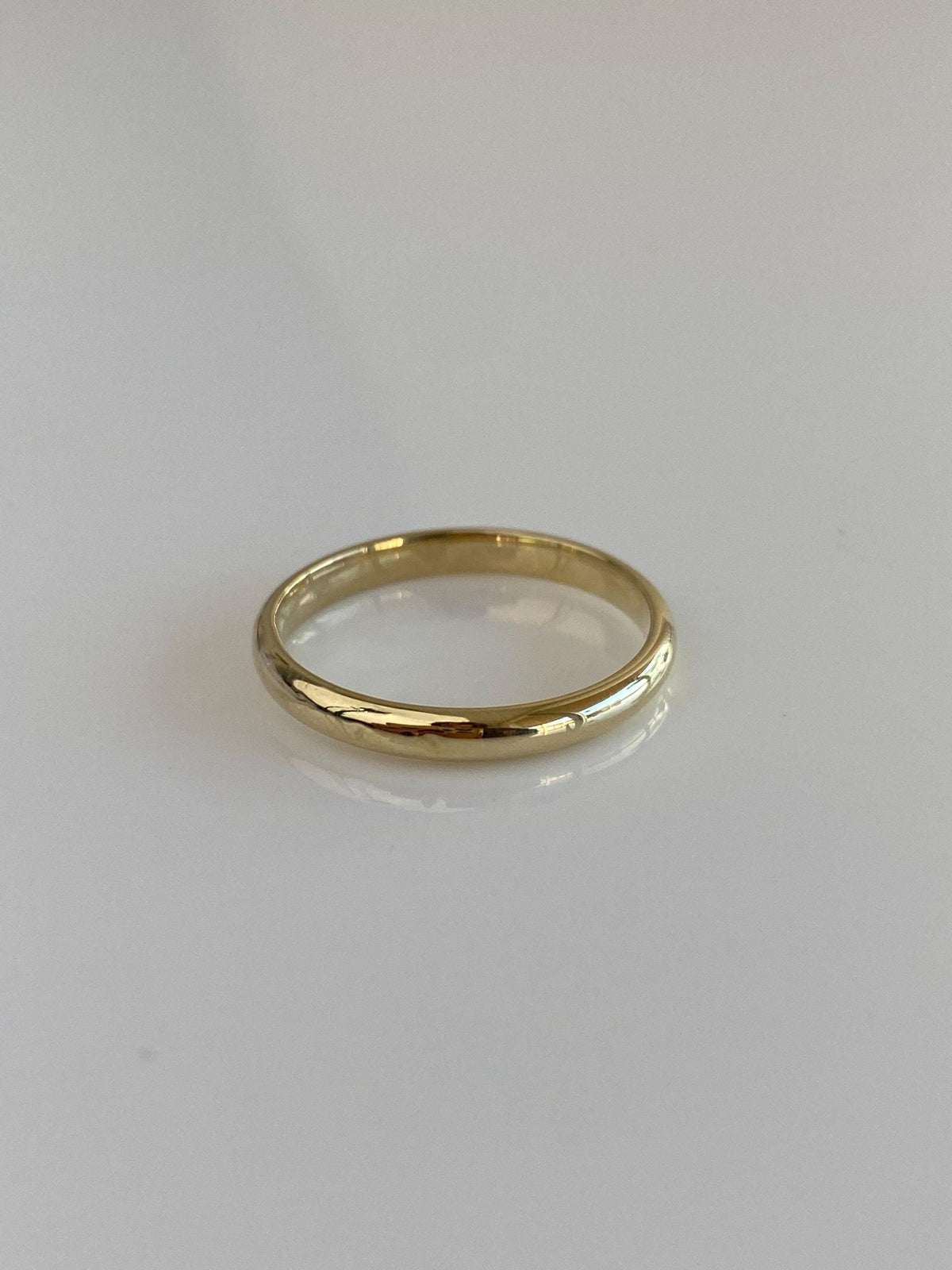 Vintage 10k Yellow Gold Ring Band - Size 8.75