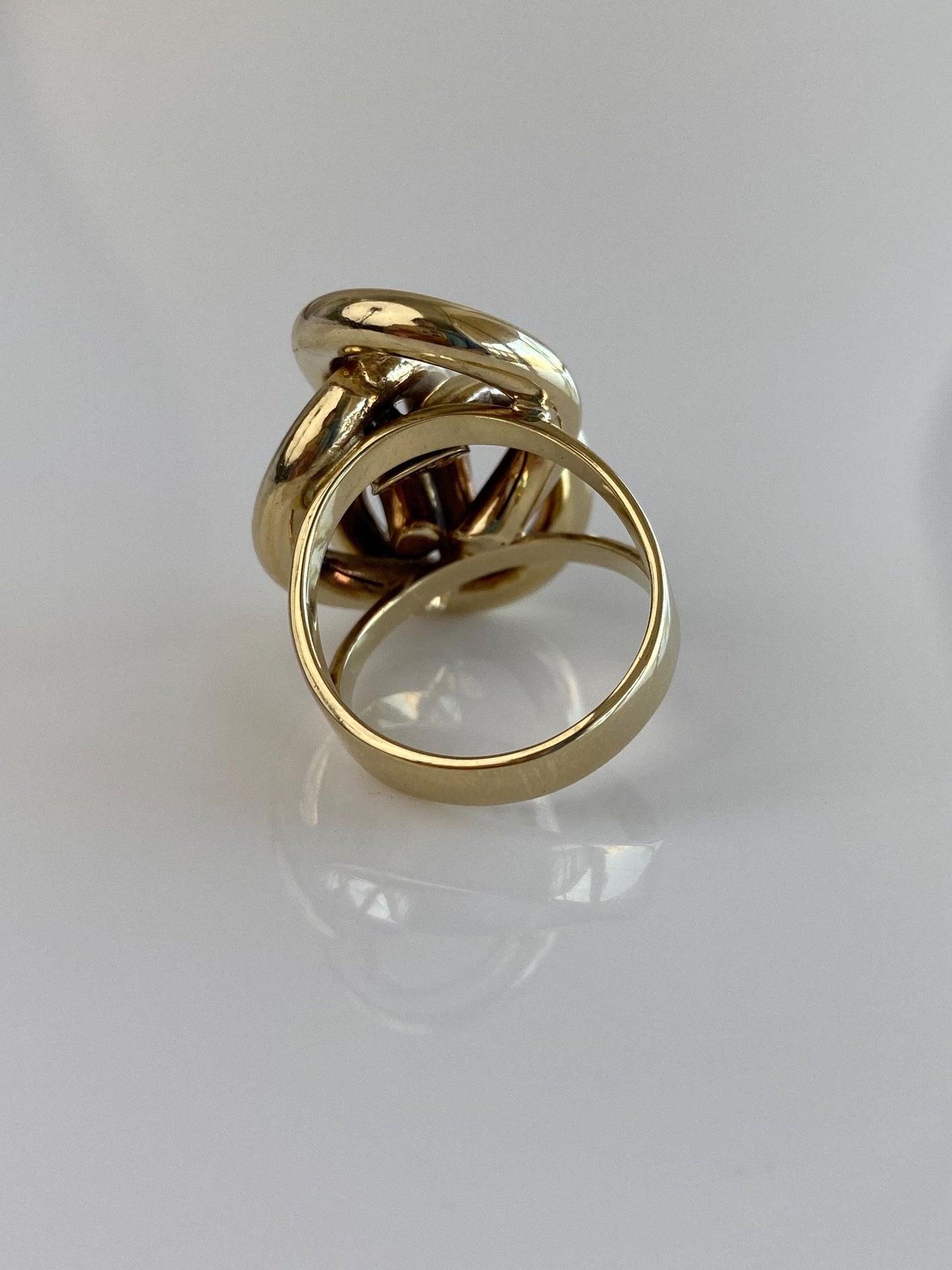 Vintage 14k Yellow Gold Twisted Knot Style Ring - Size 6.25