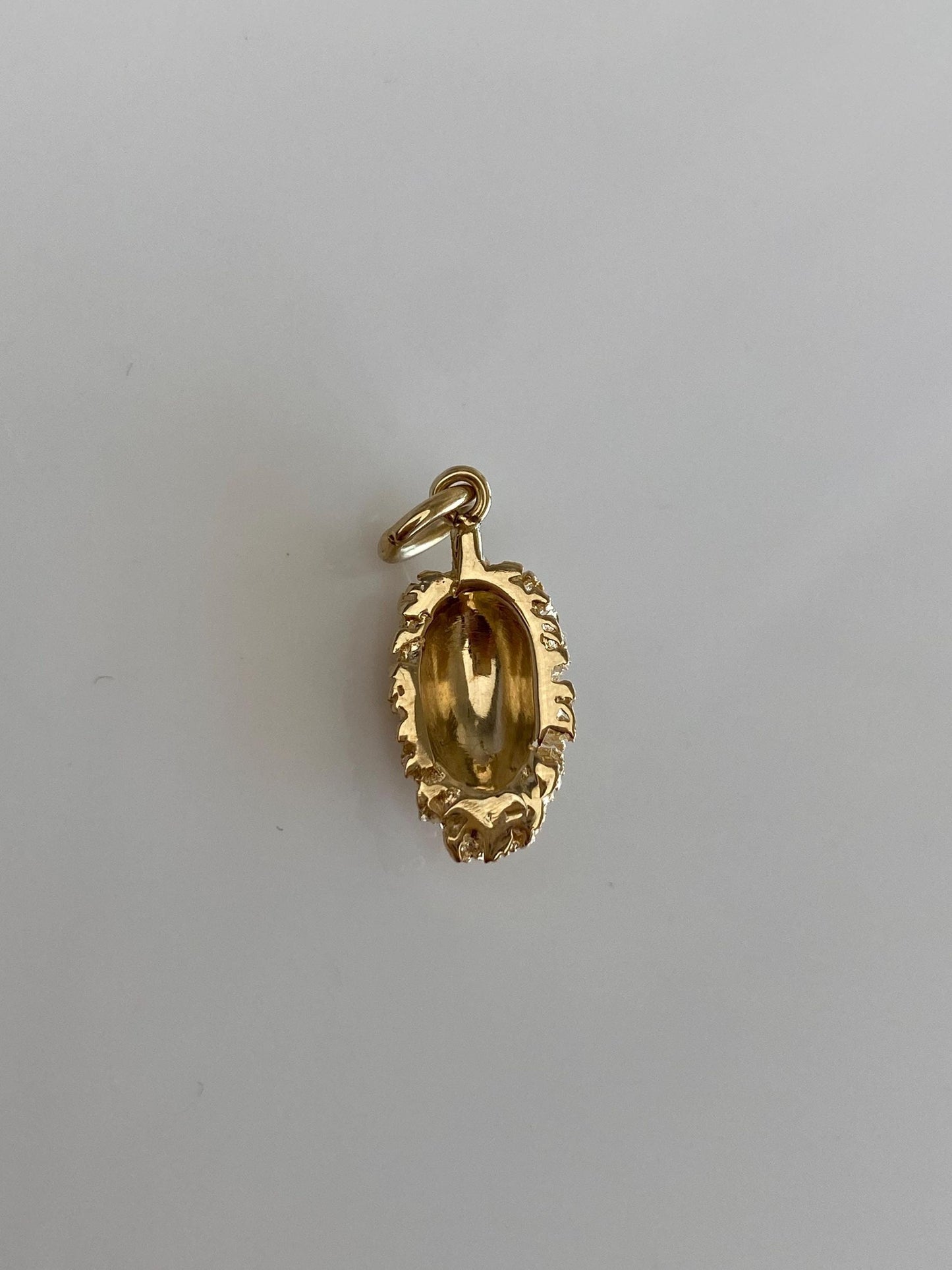 Vintage Solid 14k Yellow Gold Pinecone Charm