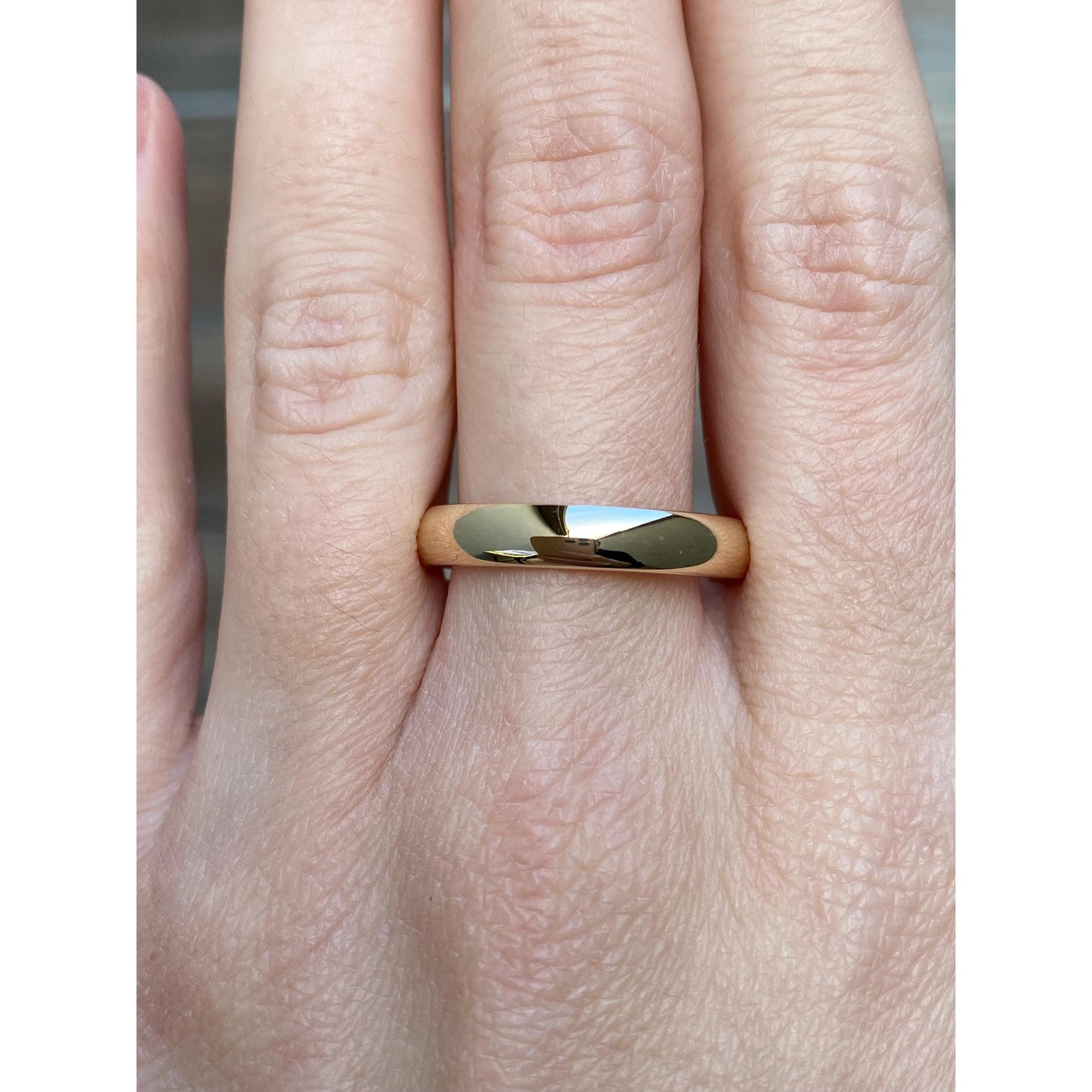 Vintage Solid 10k Yellow Gold Ring Band - Size 11