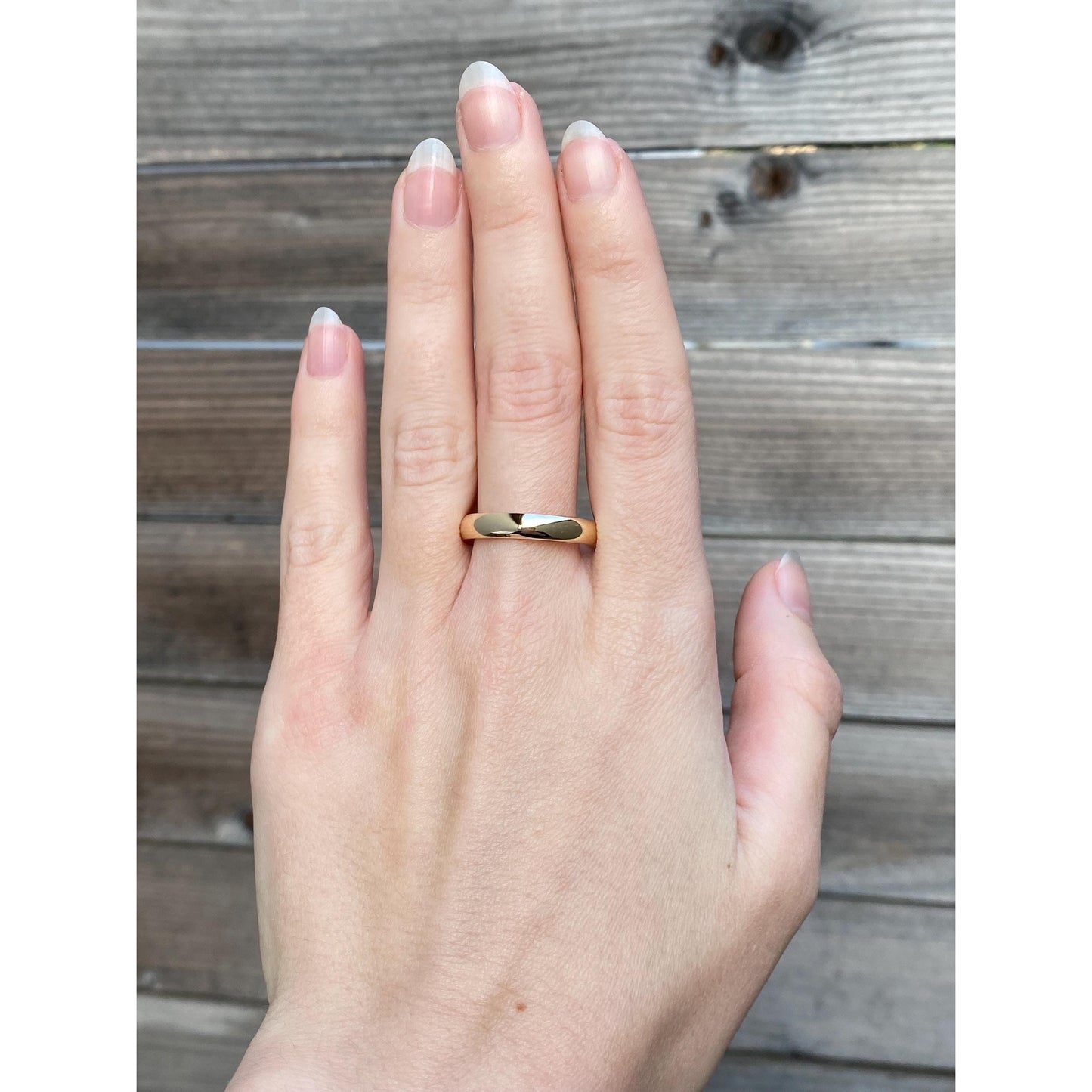 Vintage Solid 10k Yellow Gold Ring Band - Size 11