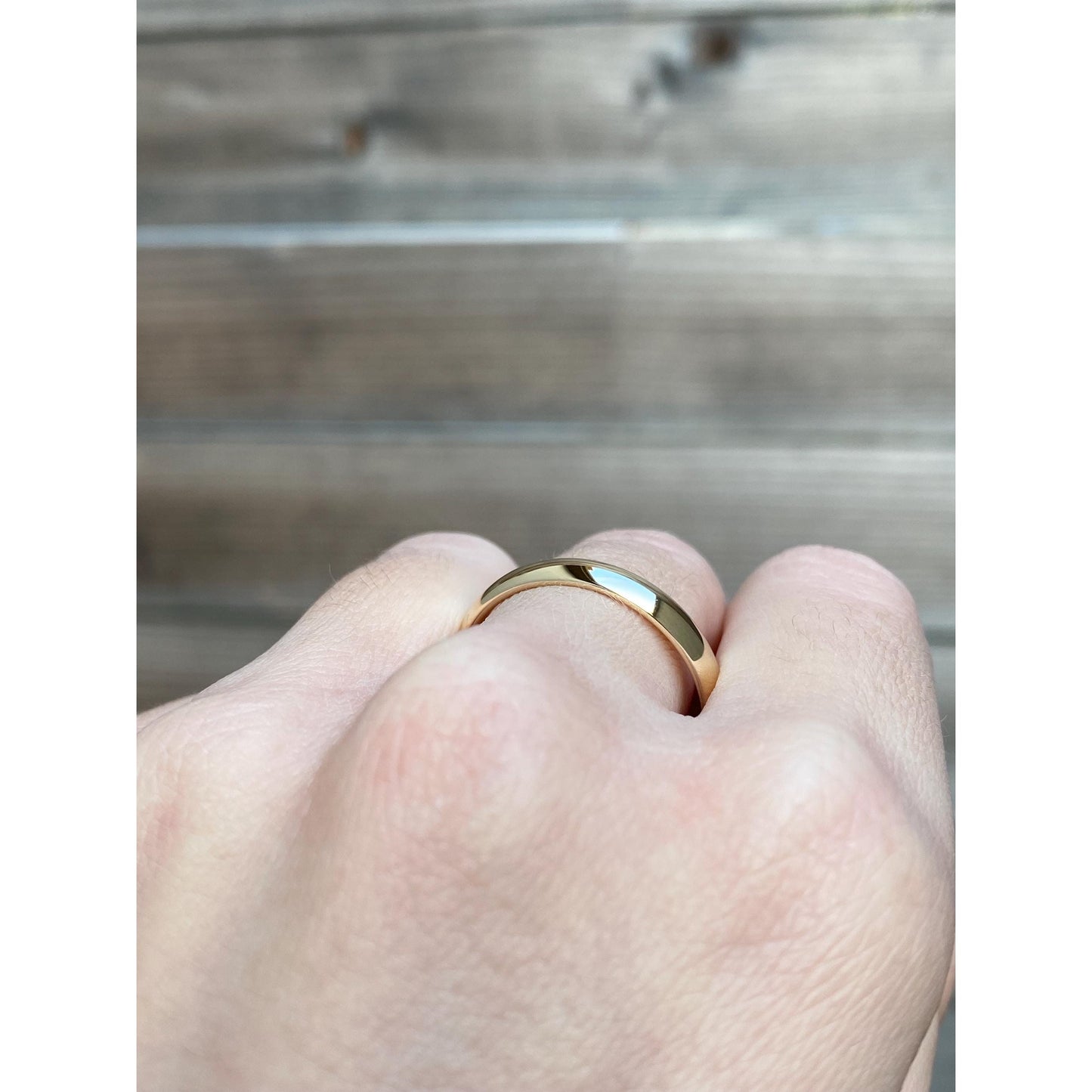 Vintage Solid 10k Yellow Gold Ring Band - Size 11