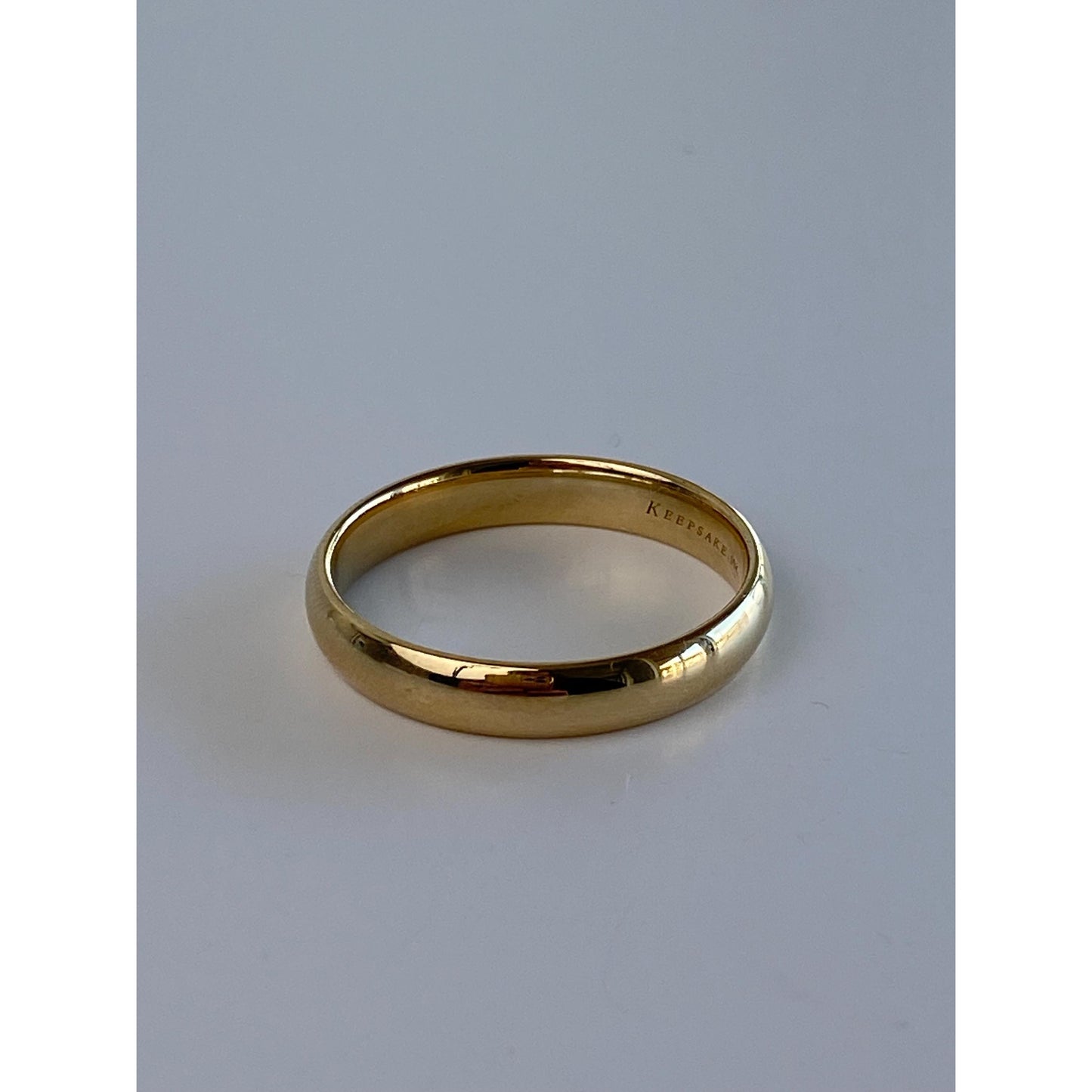 Vintage Solid 10k Yellow Gold Ring Band - Size 11
