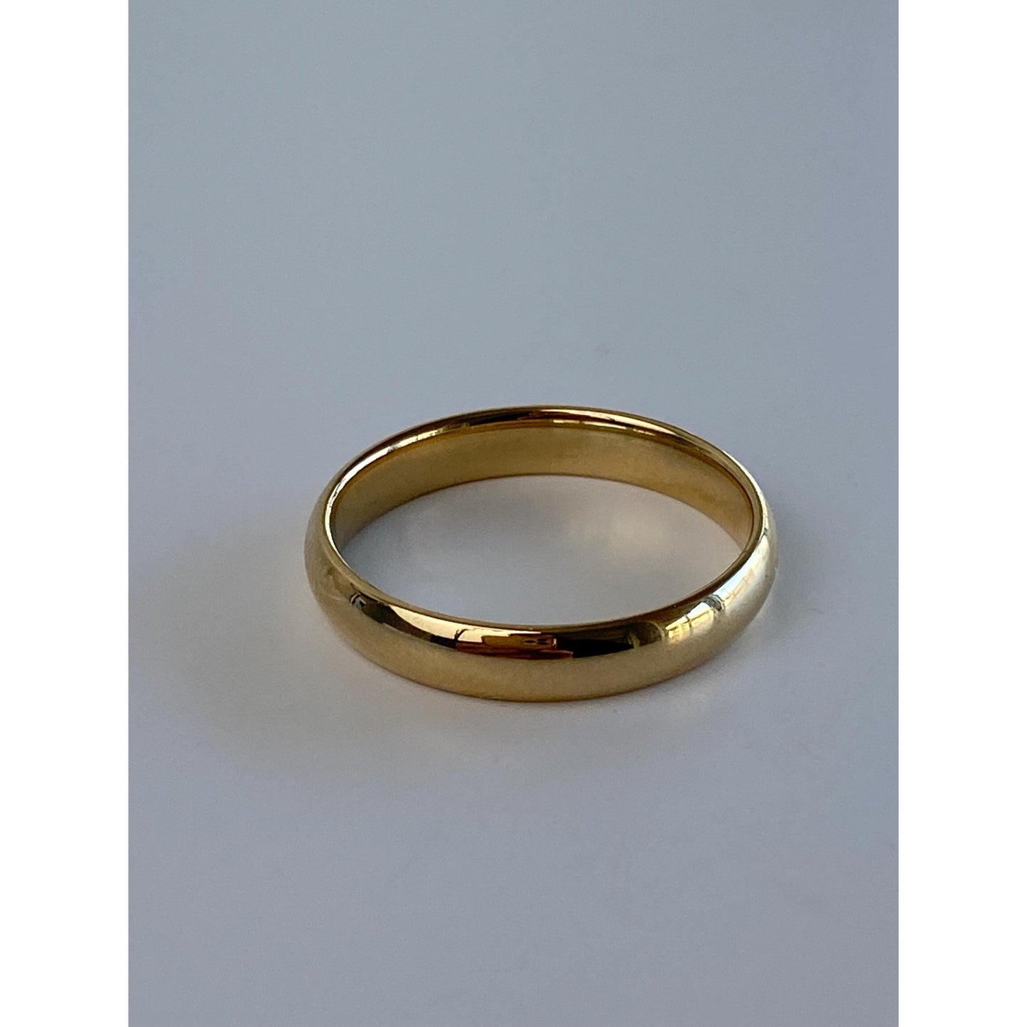 Vintage Solid 10k Yellow Gold Ring Band - Size 11