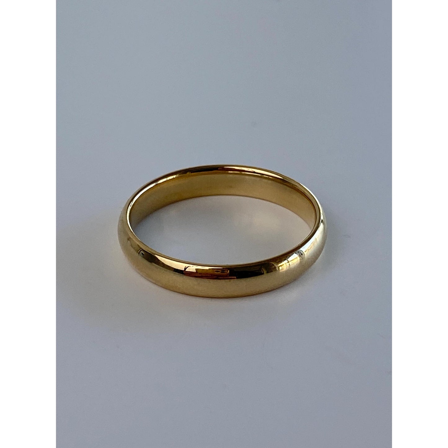 Vintage Solid 10k Yellow Gold Ring Band - Size 11