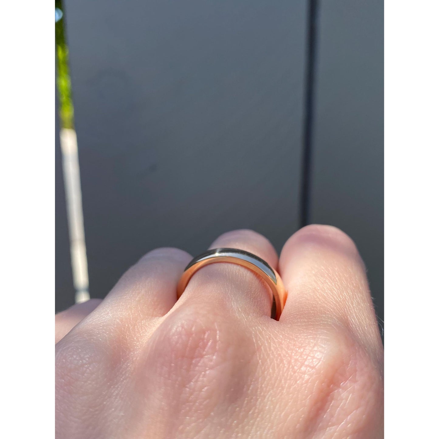 Vintage Solid 14k Yellow Gold Ring Band - Size 9.75