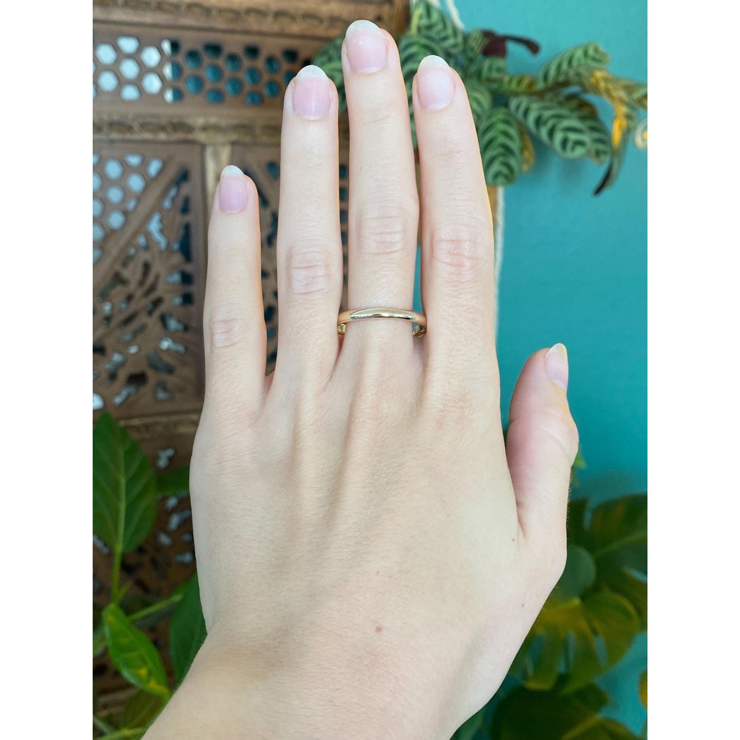 Vintage Solid 10k Yellow Gold Ring Band - Size 12.75