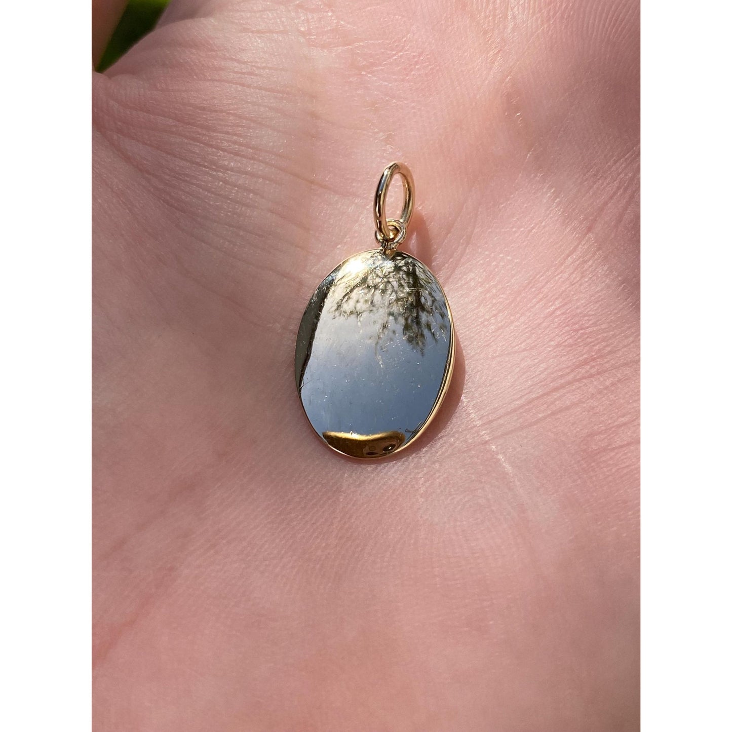 Vintage Solid 14k Yellow Gold Cufflink Conversion Charm